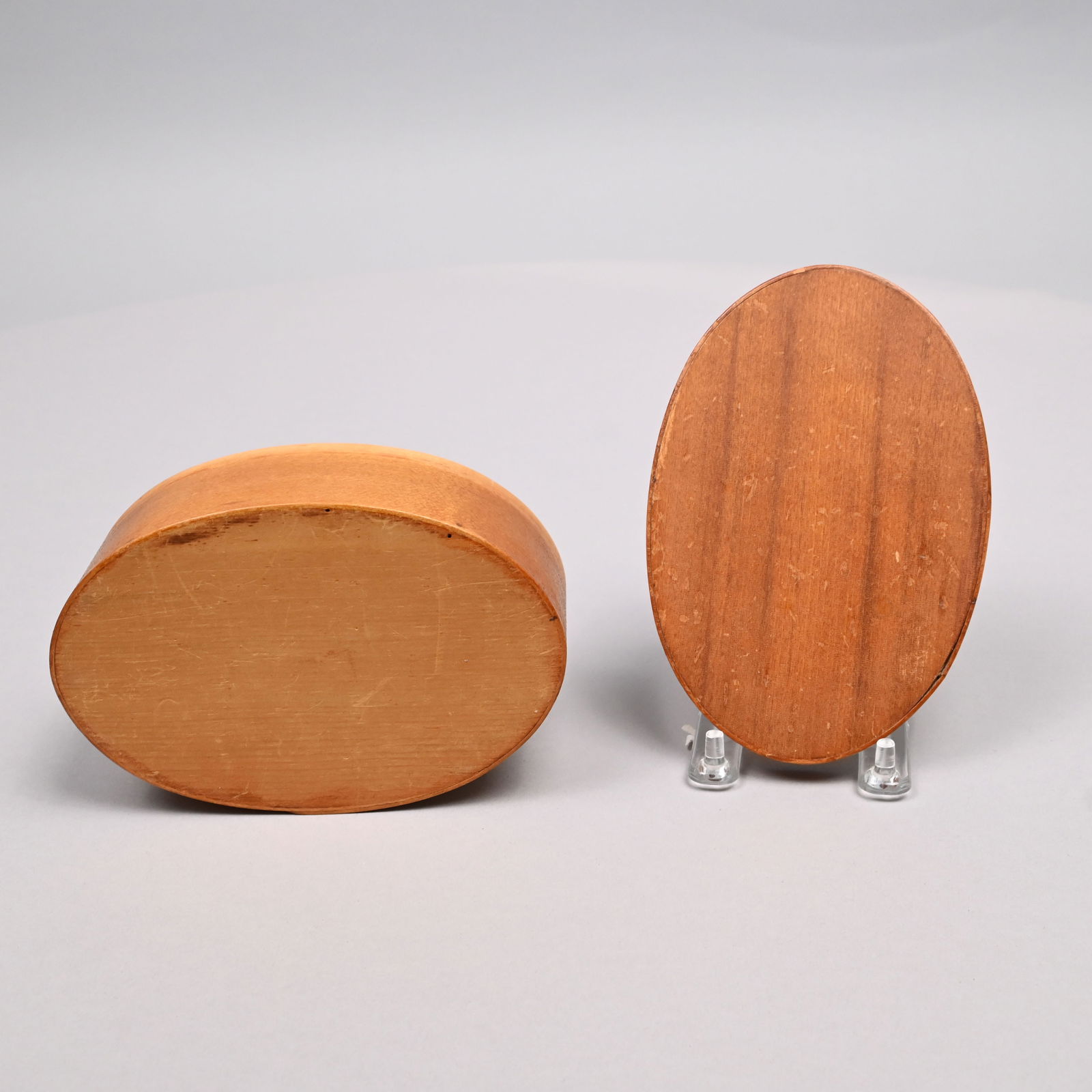 Set Four Shaker Nesting Oval Pantry Boxes & Single - 14