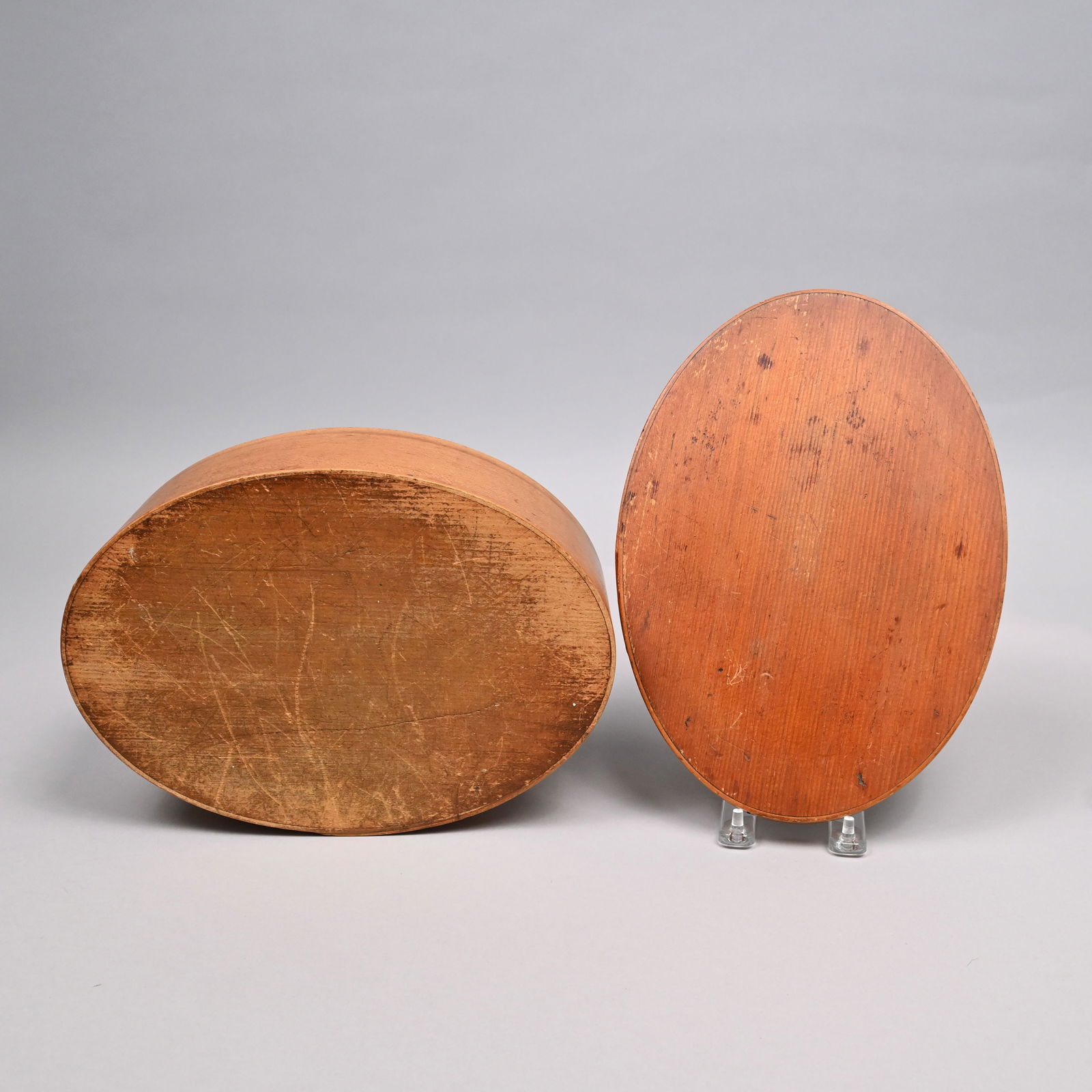 Set Four Shaker Nesting Oval Pantry Boxes & Single - 4