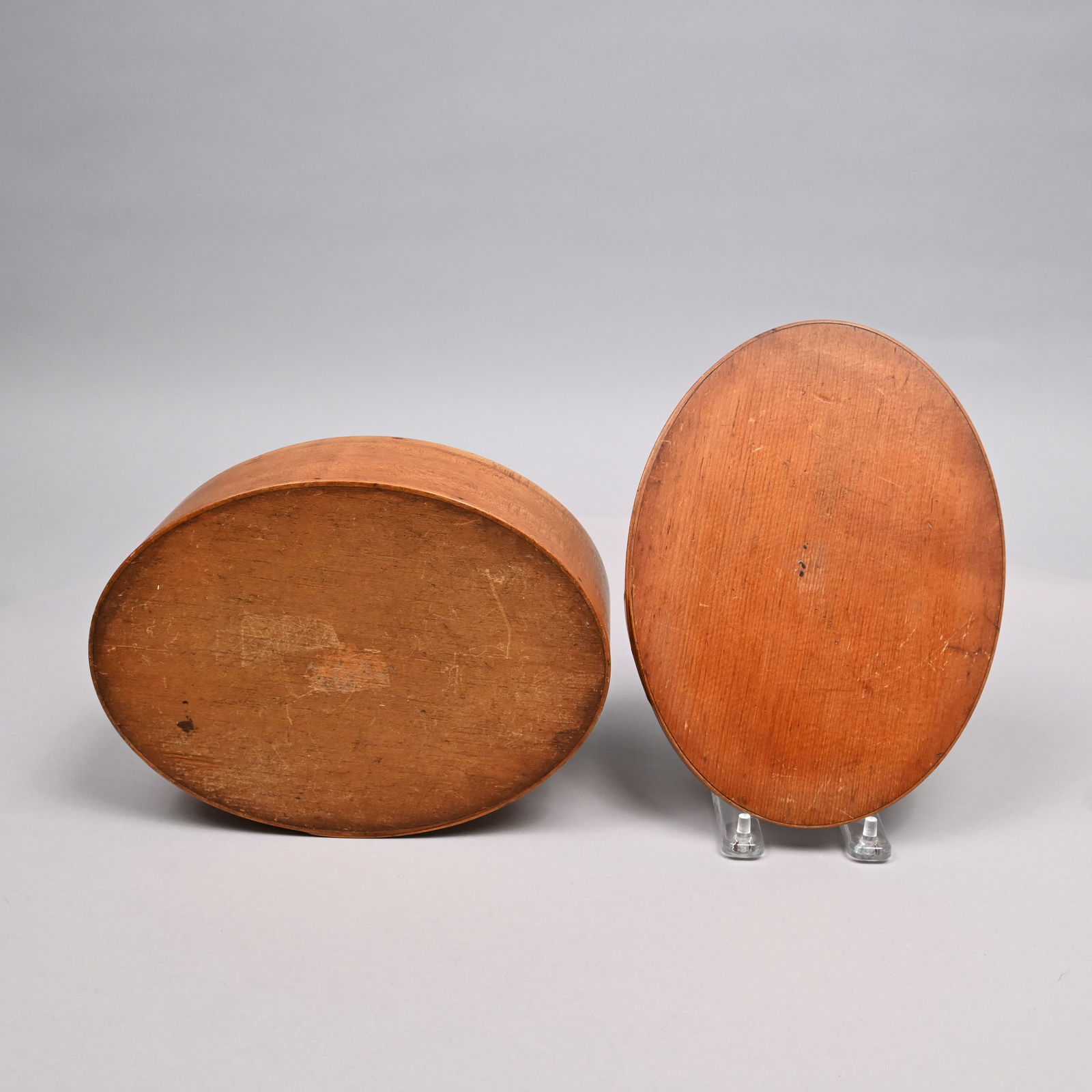 Set Four Shaker Nesting Oval Pantry Boxes & Single - 6