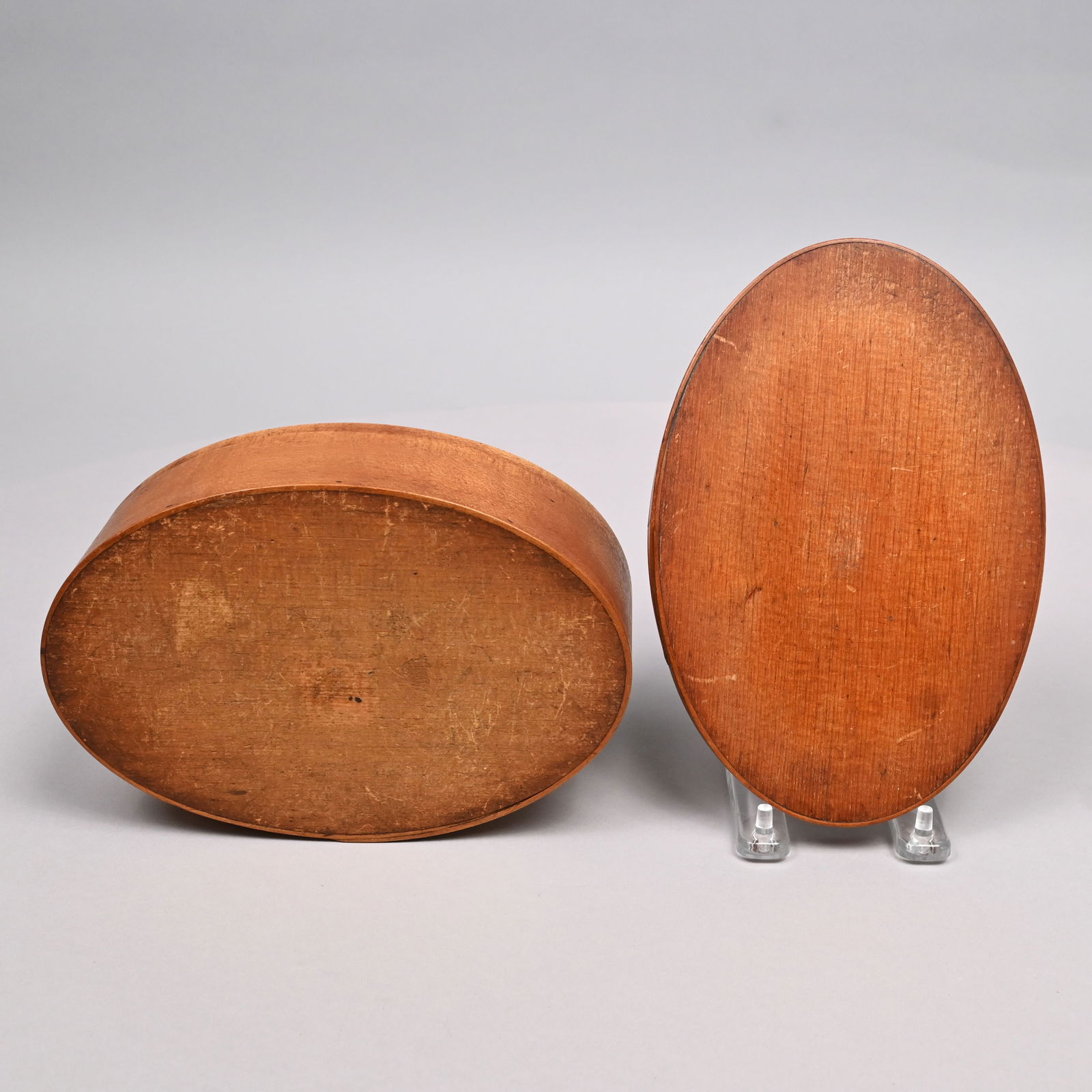 Set Four Shaker Nesting Oval Pantry Boxes & Single - 8