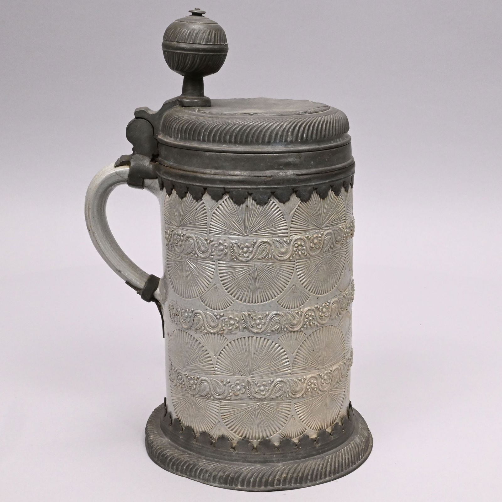 German Saltglaze Stoneware Stein, Westerwald (1 of 6)