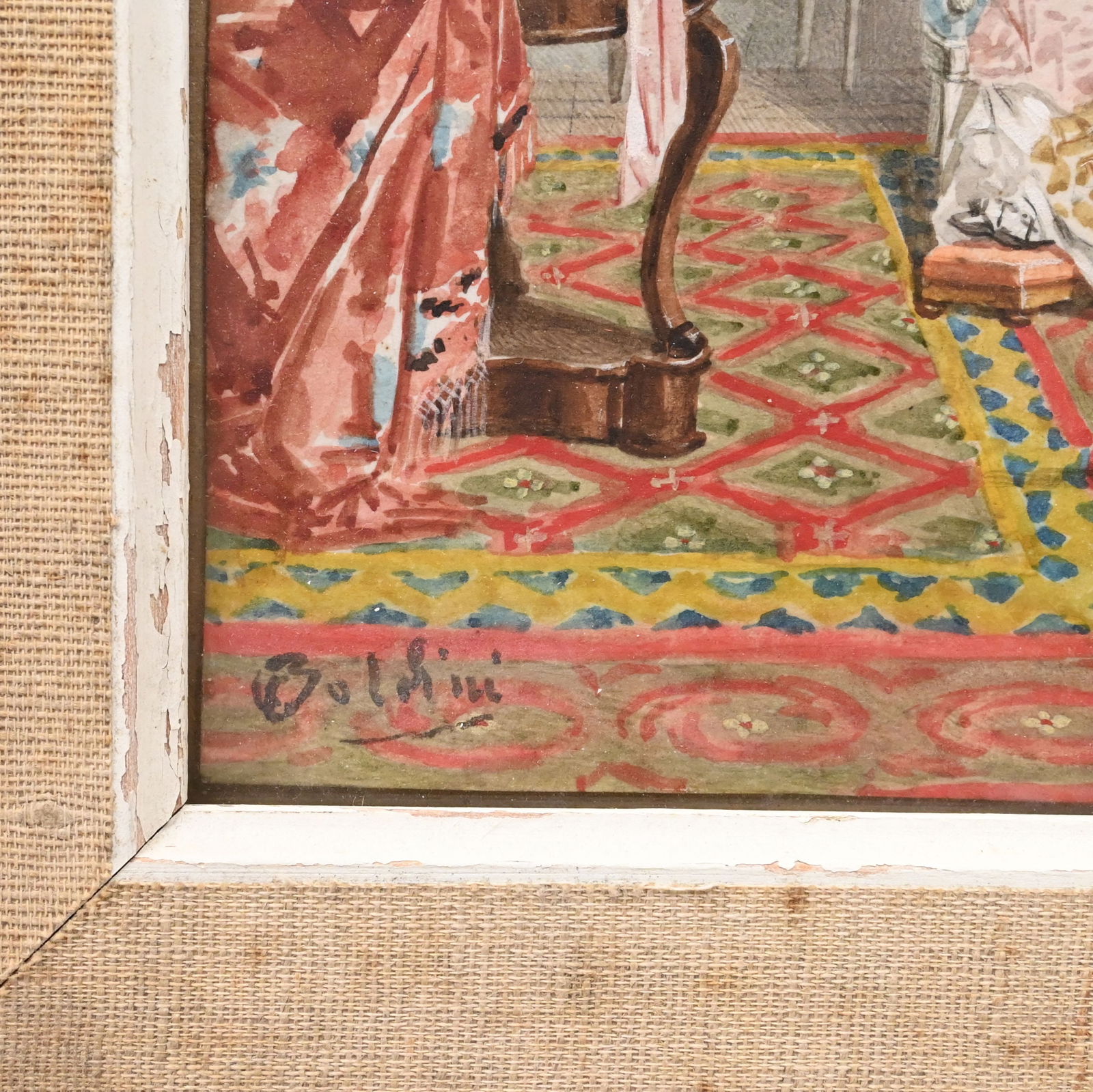 Giovanni Boldini - Paying a Call - 2