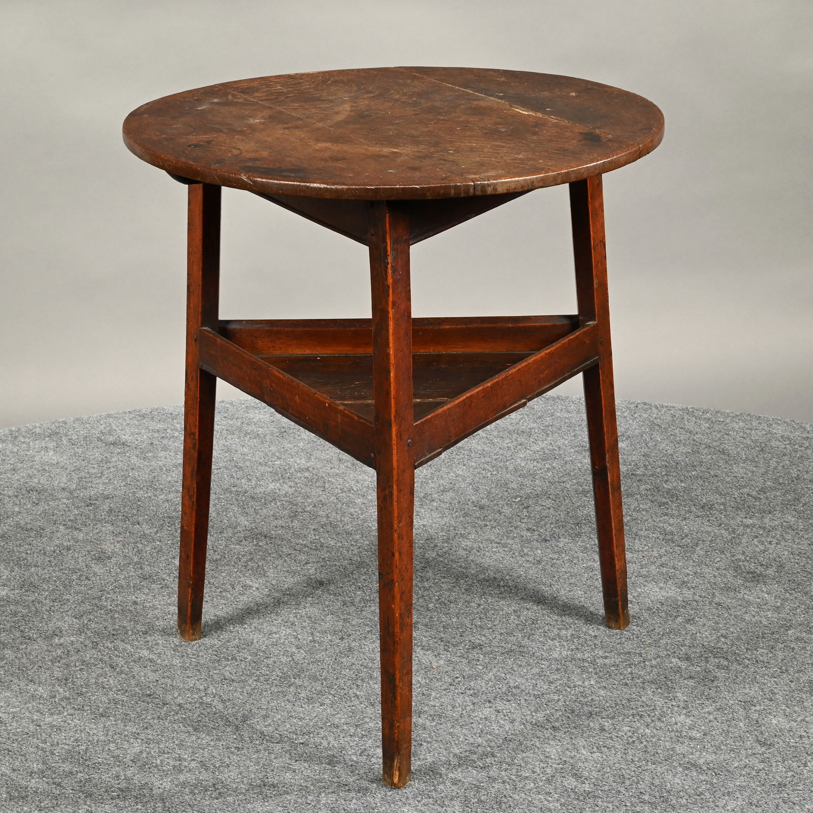 George III Oak Cricket Table - 3