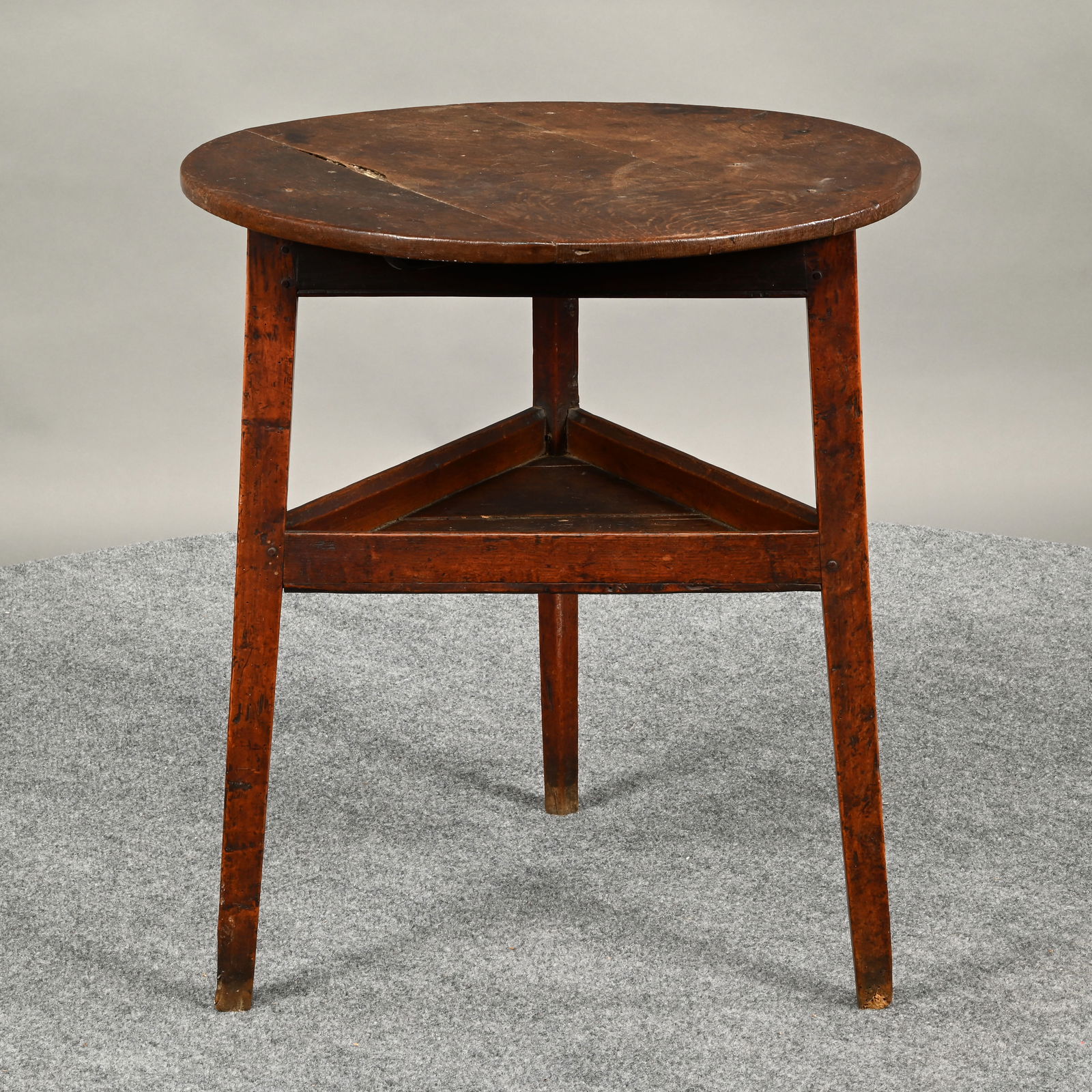 George III Oak Cricket Table - 6