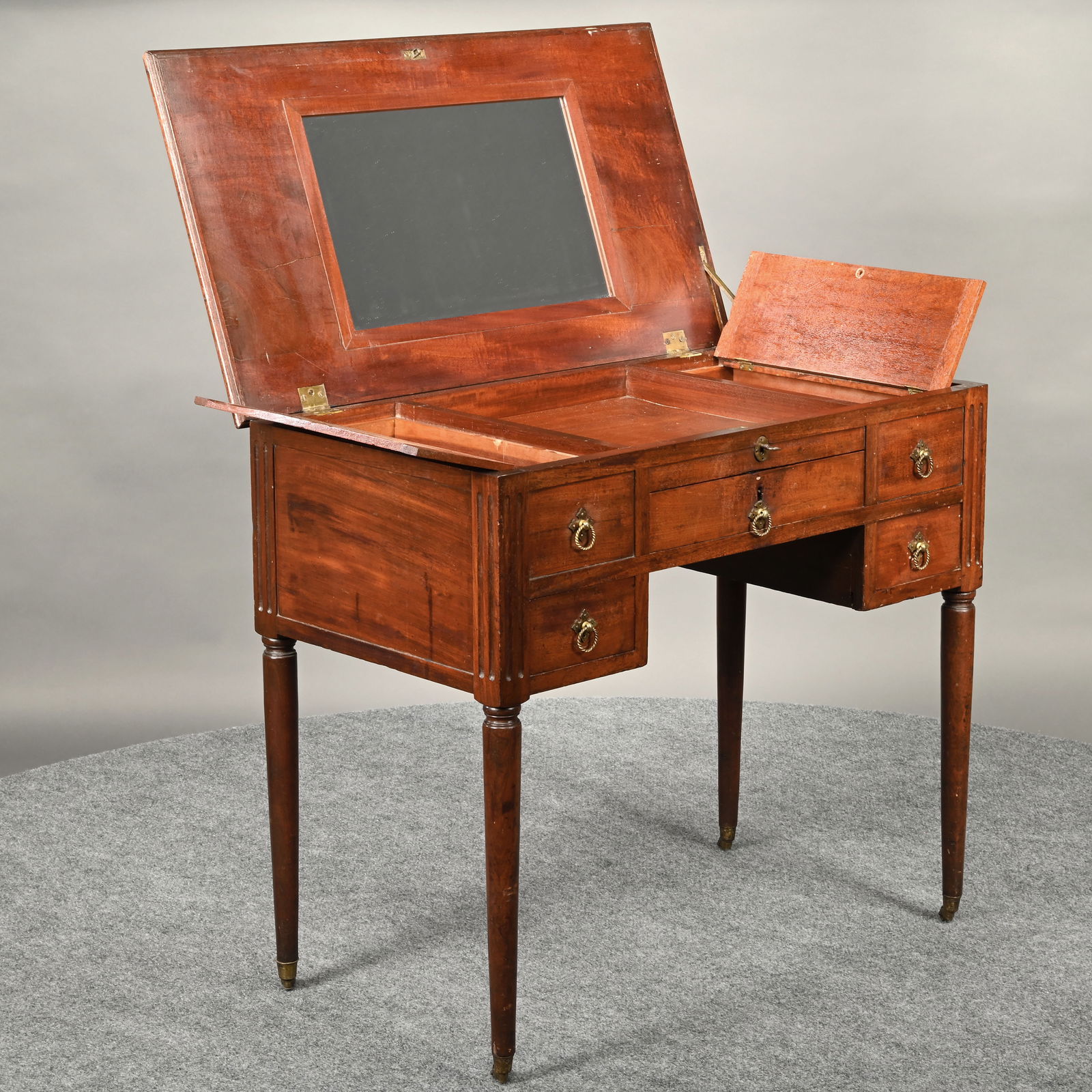 Edwardian Mahogany Poudreuse - 10