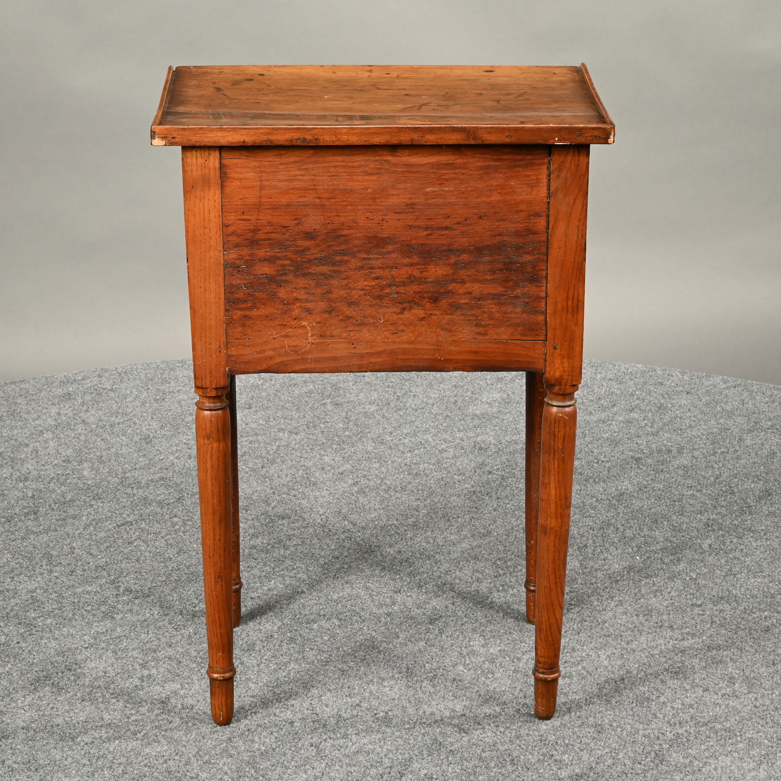 French Provincial Three-Drawer Walnut Work Table - 6