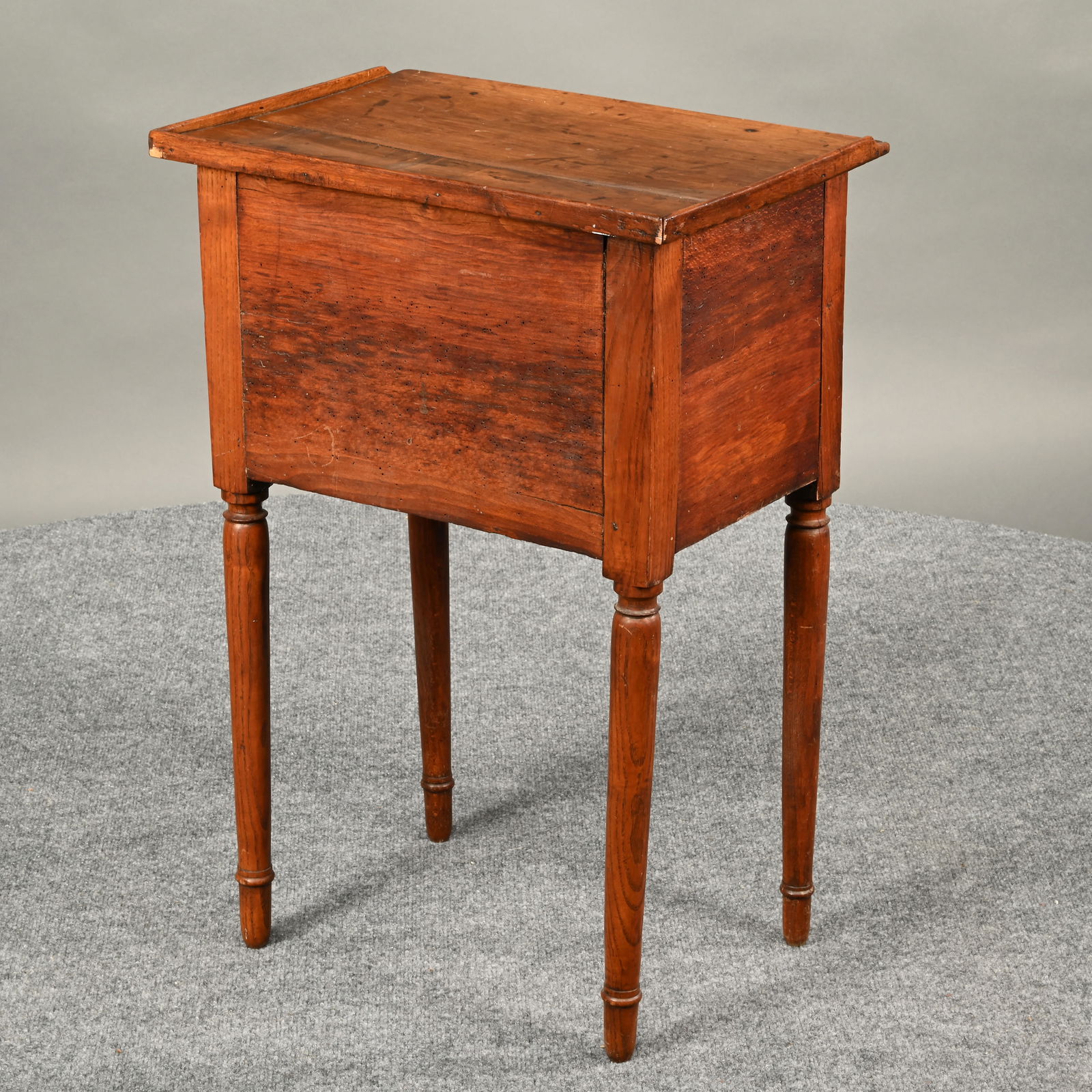 French Provincial Three-Drawer Walnut Work Table - 7