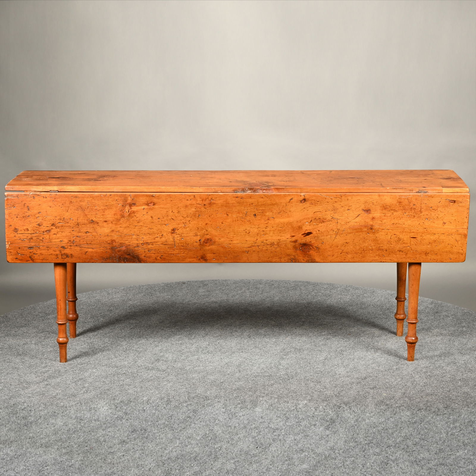 American Sheraton Drop-Leaf Harvest Table - 2