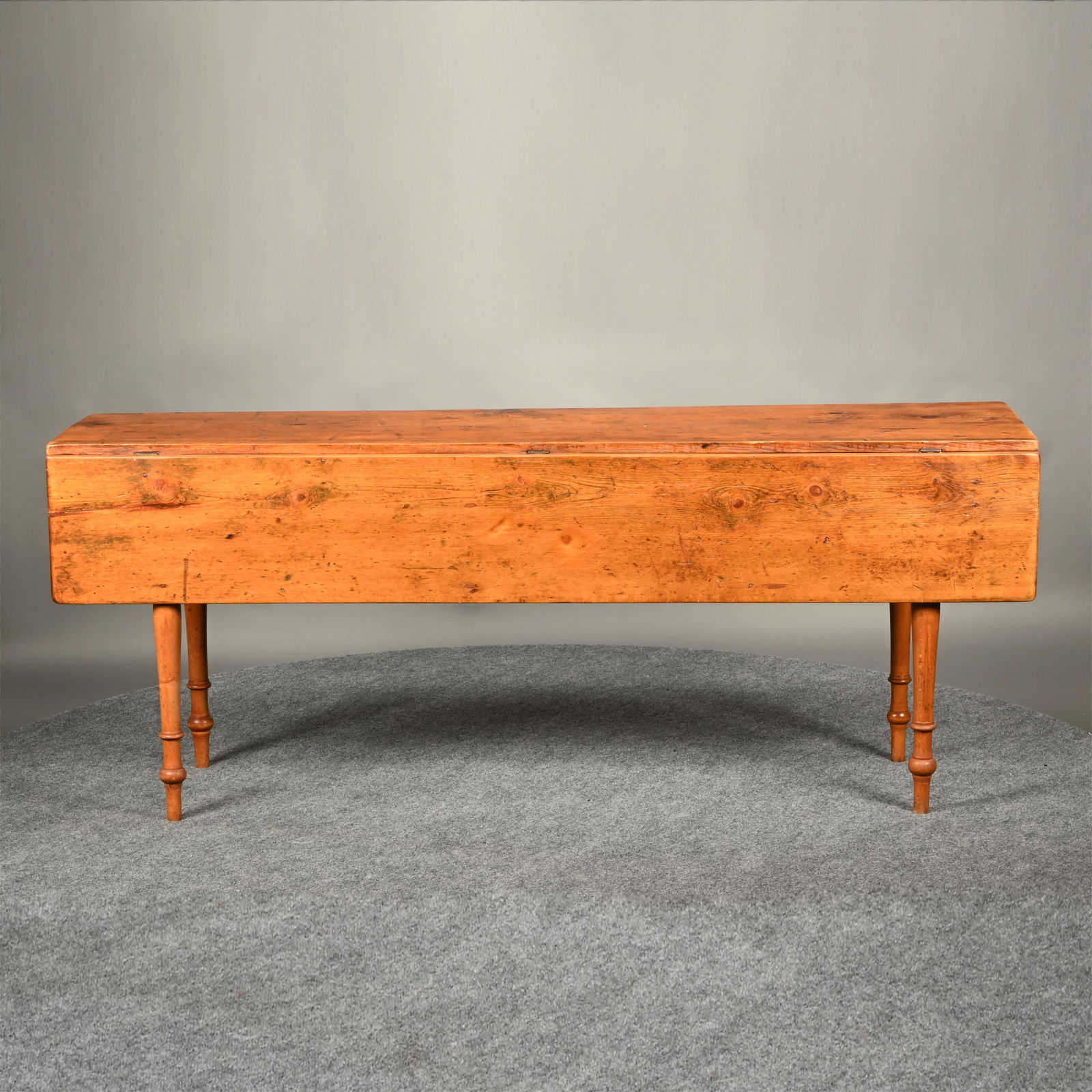 American Sheraton Drop-Leaf Harvest Table - 5