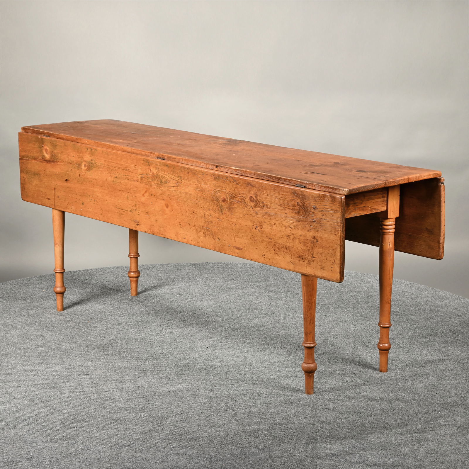 American Sheraton Drop-Leaf Harvest Table - 6