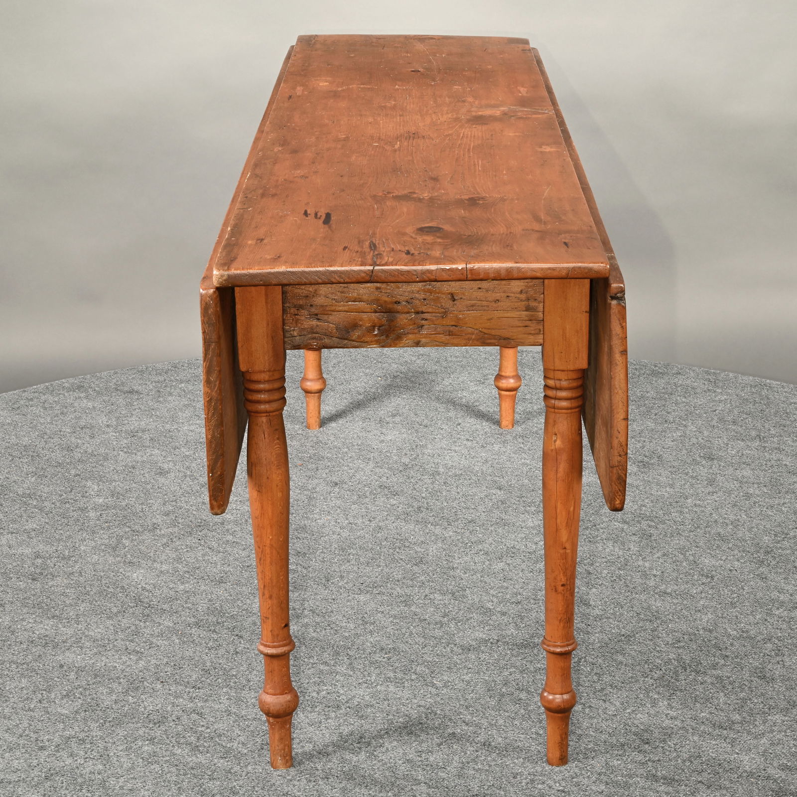 American Sheraton Drop-Leaf Harvest Table - 7