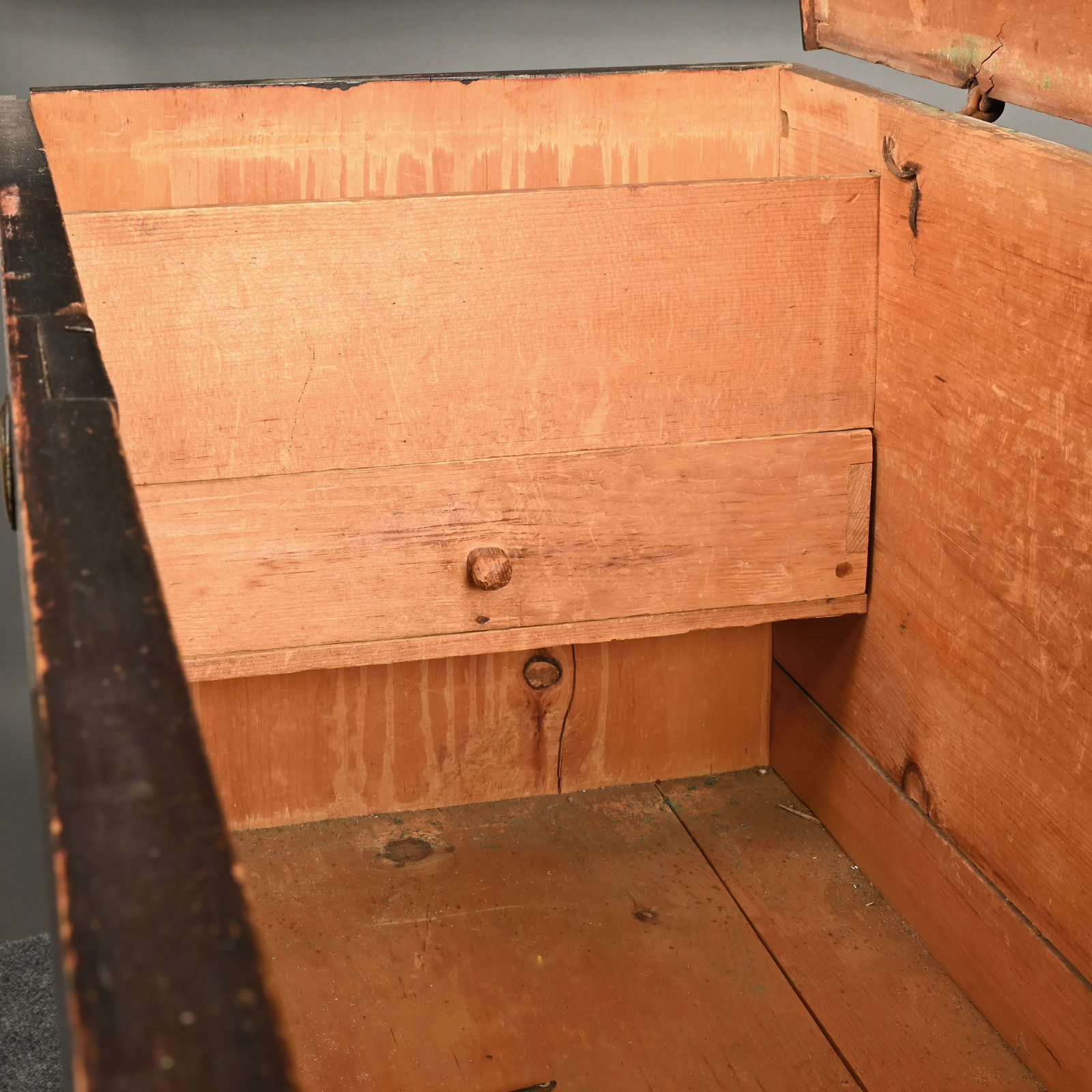 American Paint Decorated Blanket Chest - 13