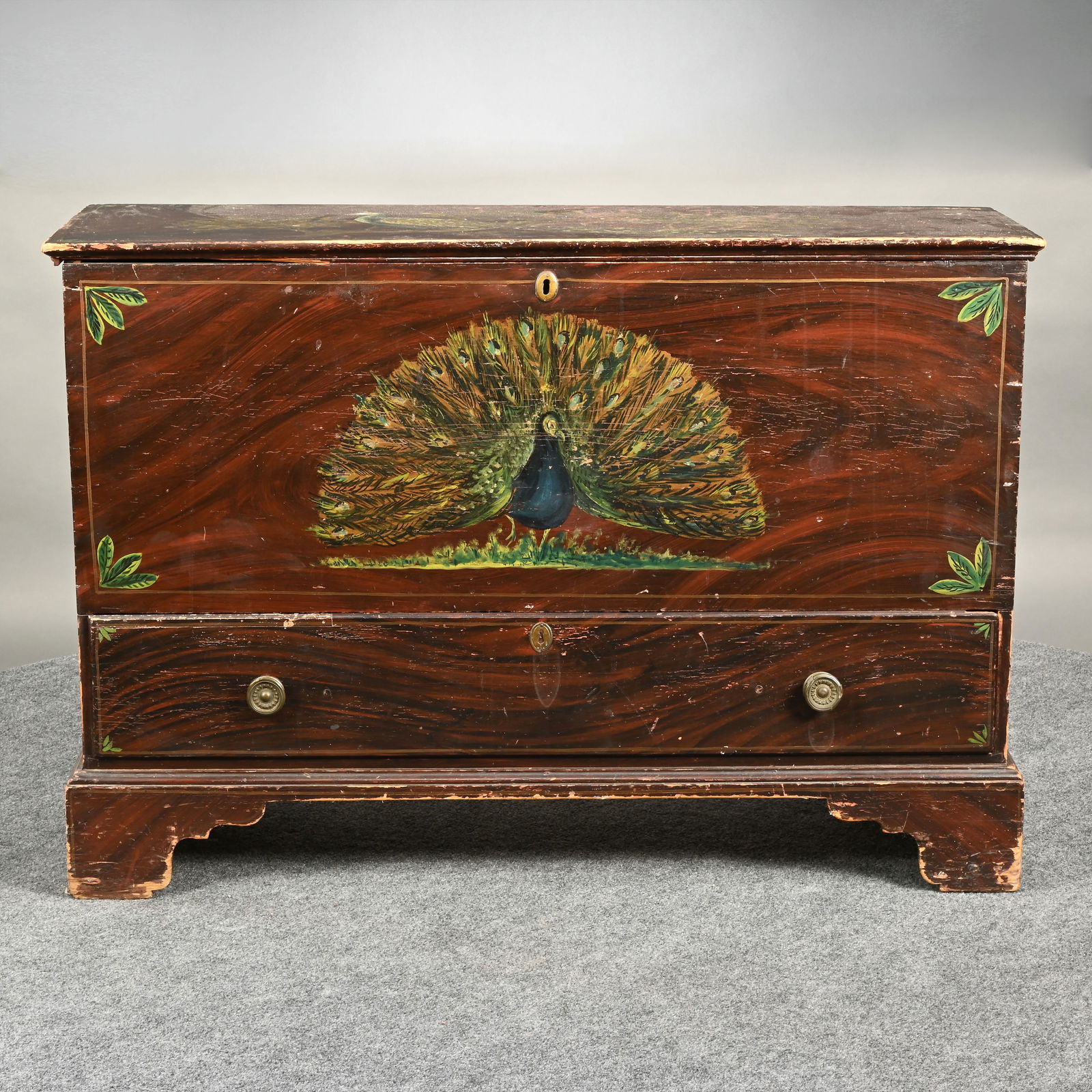 American Paint Decorated Blanket Chest - 2