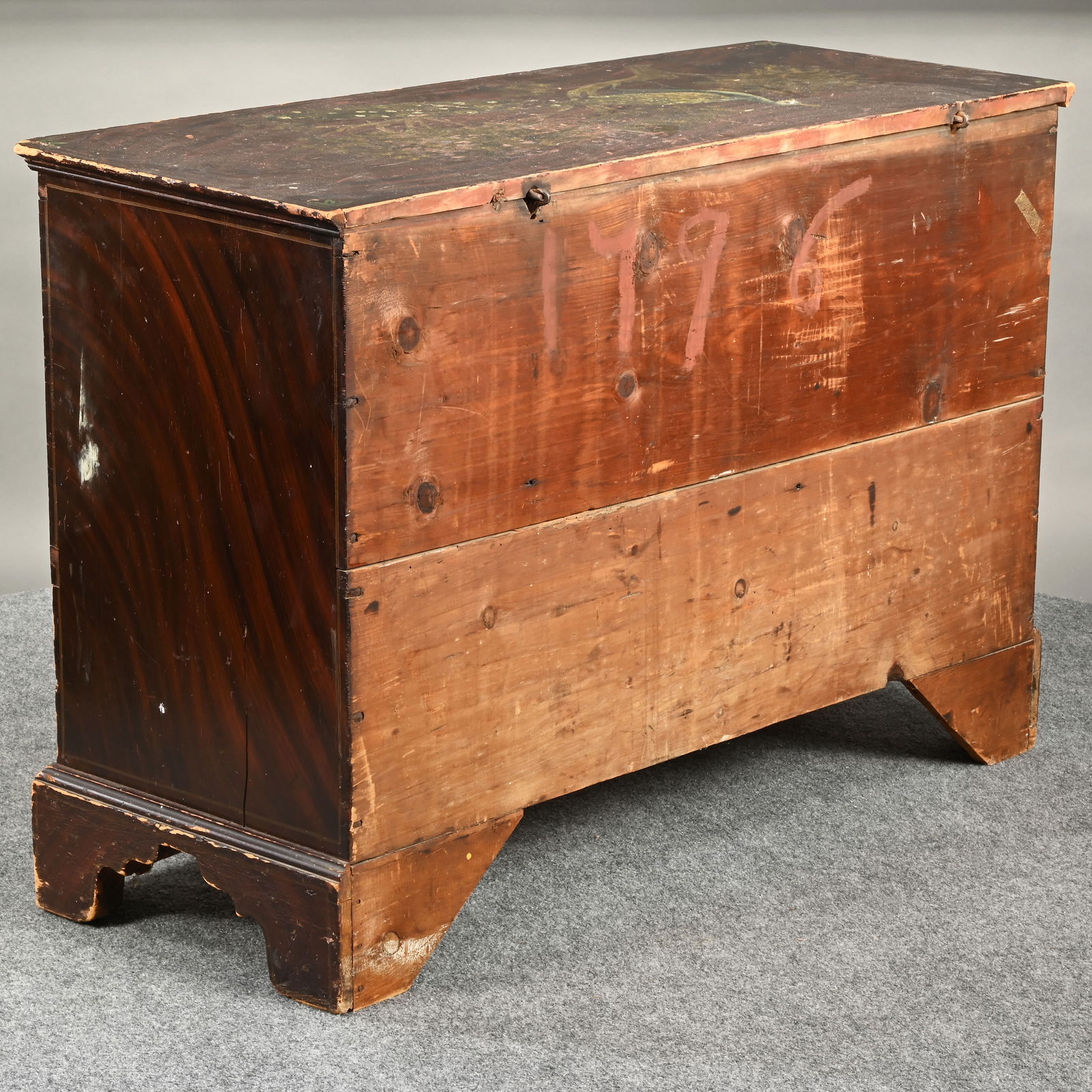 American Paint Decorated Blanket Chest - 5