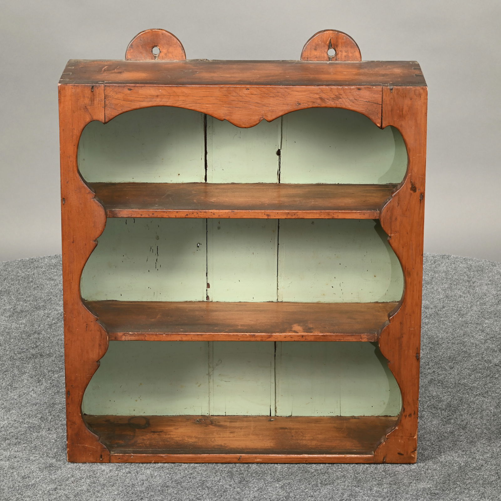 Two American Pine Hanging Shelves - 3