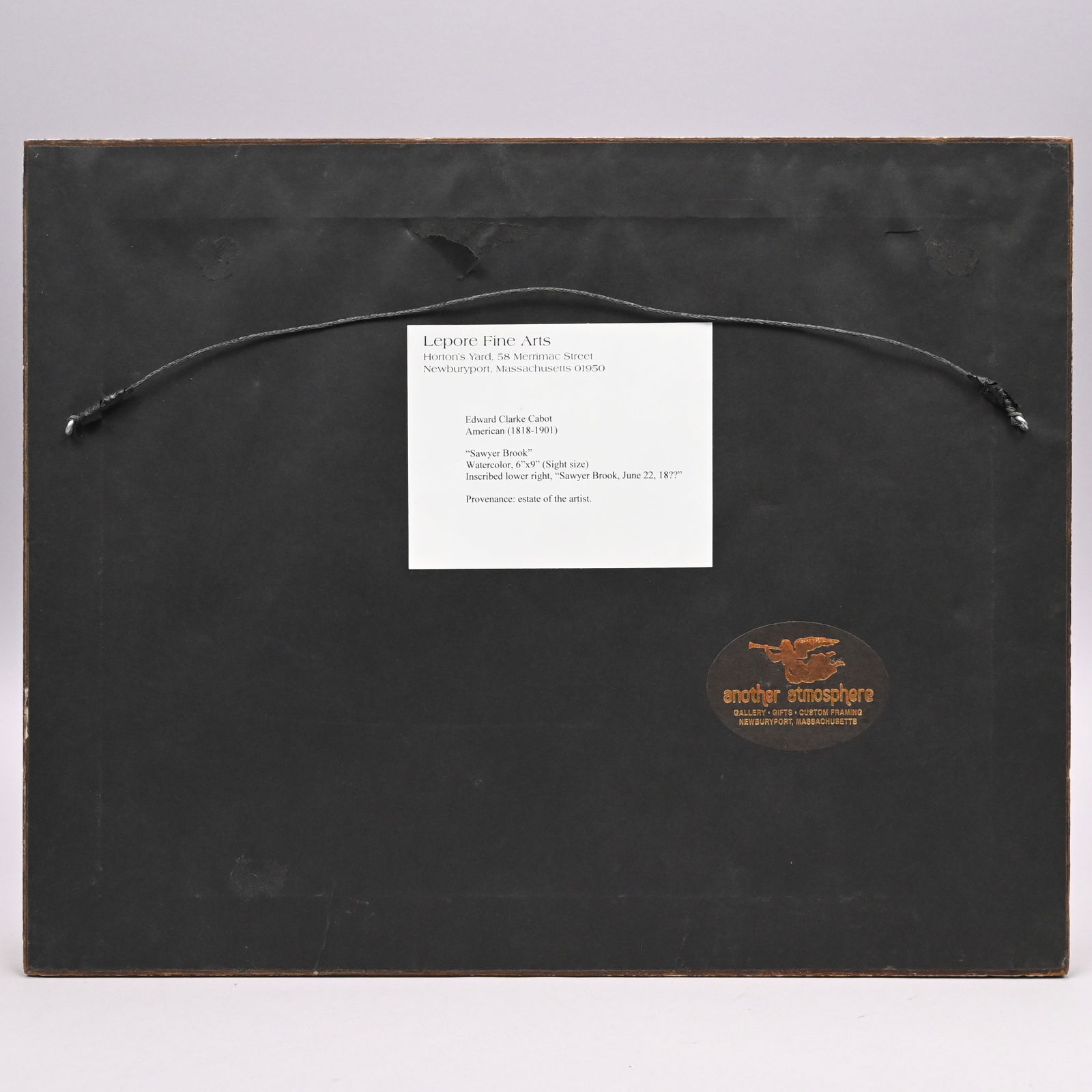 Edward Clarke Cabot - "Sawyer Brook" - 4