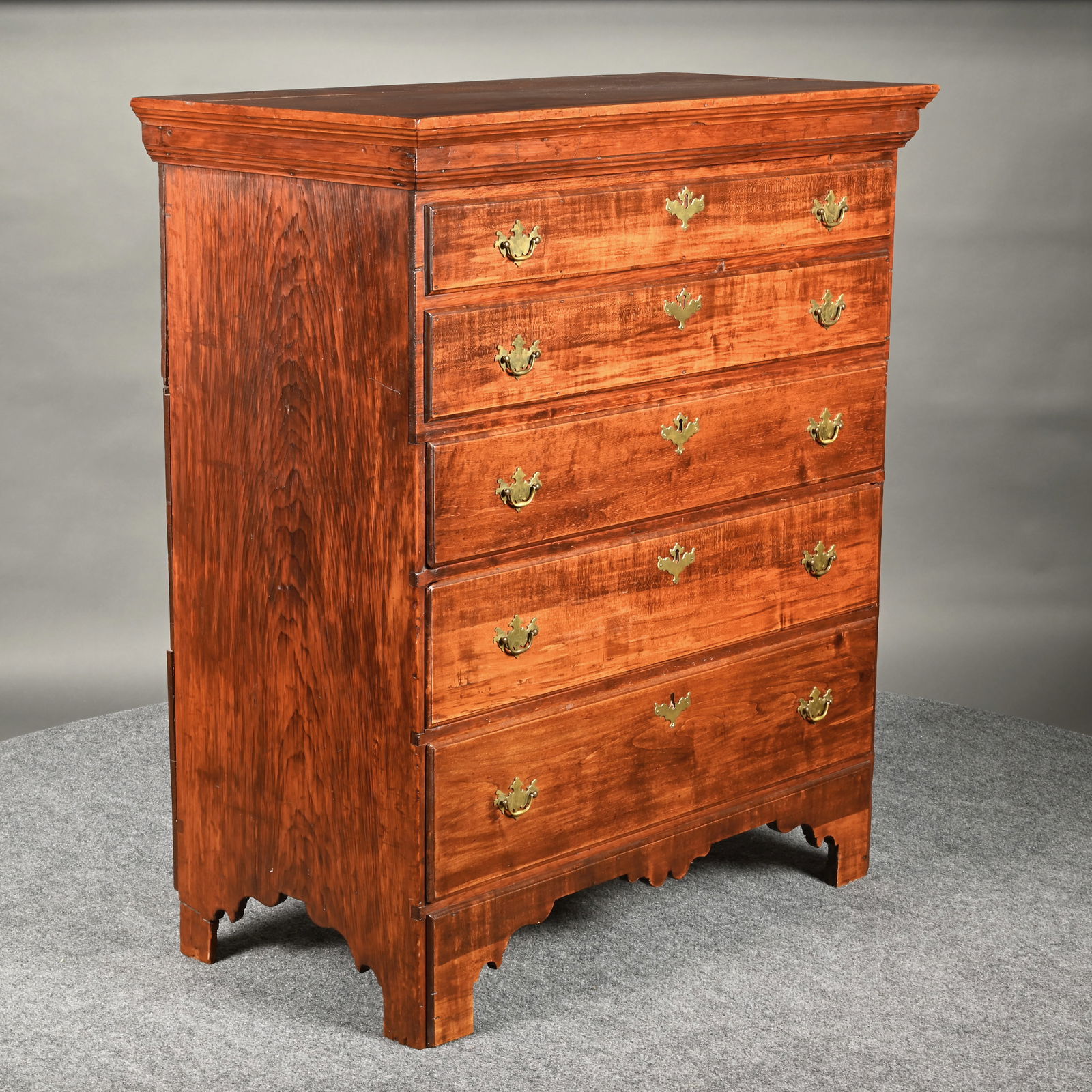 New England Chippendale Blanket Chest (1 of 10)