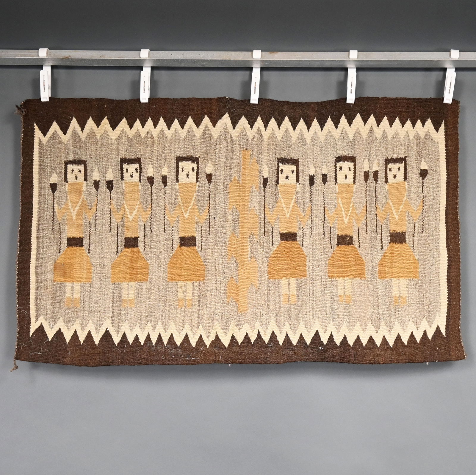 Navajo Yei Wool Weaving - 2