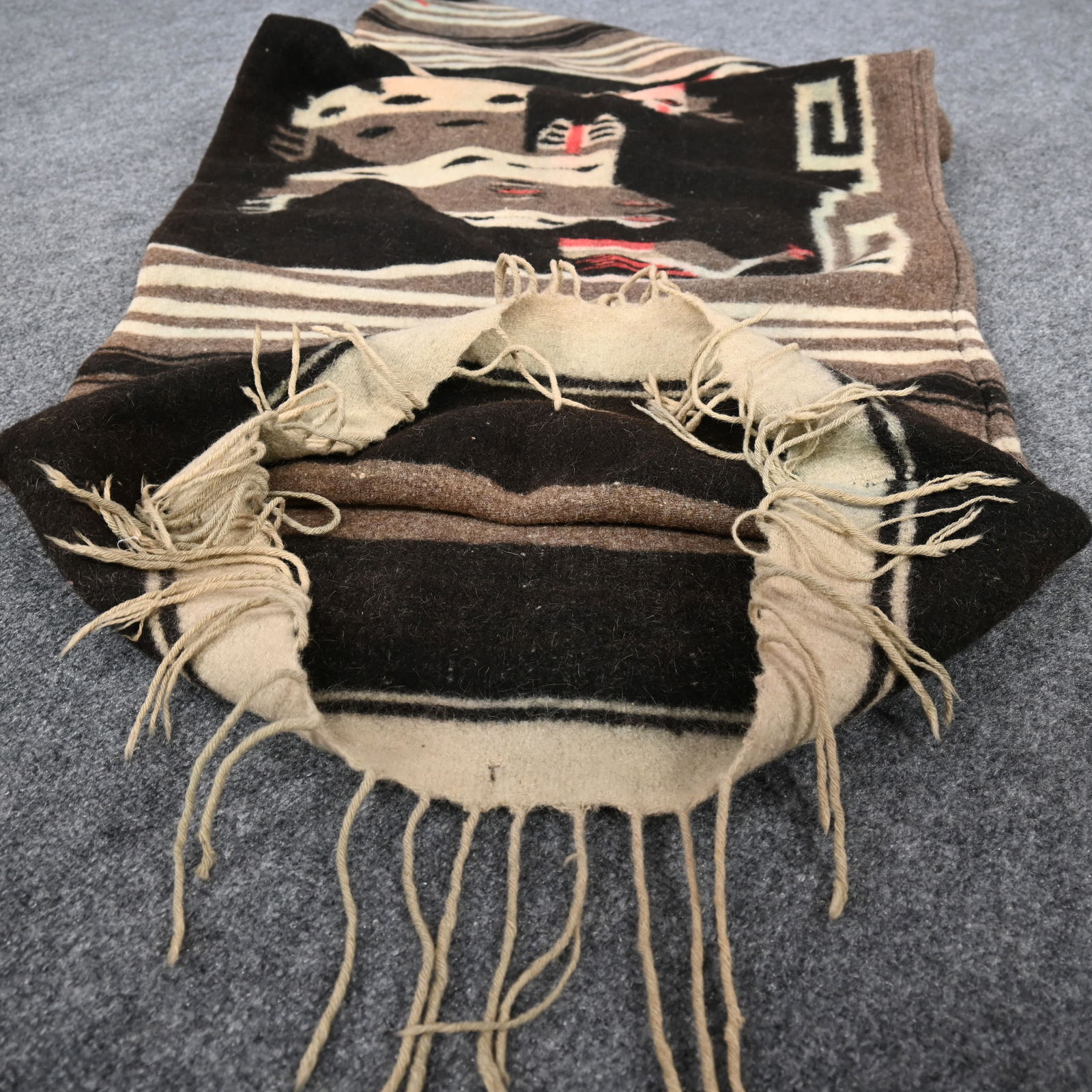 Mexican Woven Textile and a Weaving - 9