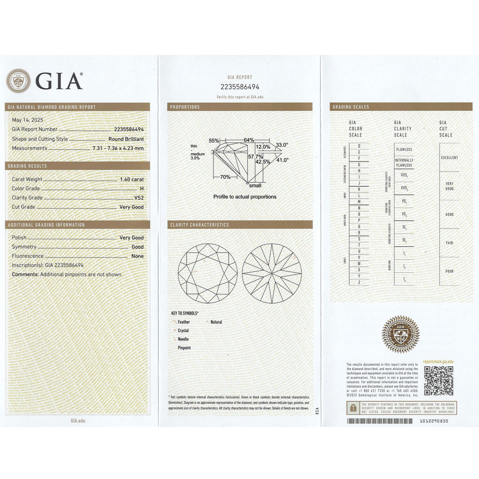 14k Gold Double Solitaire Diamond Ring - 8