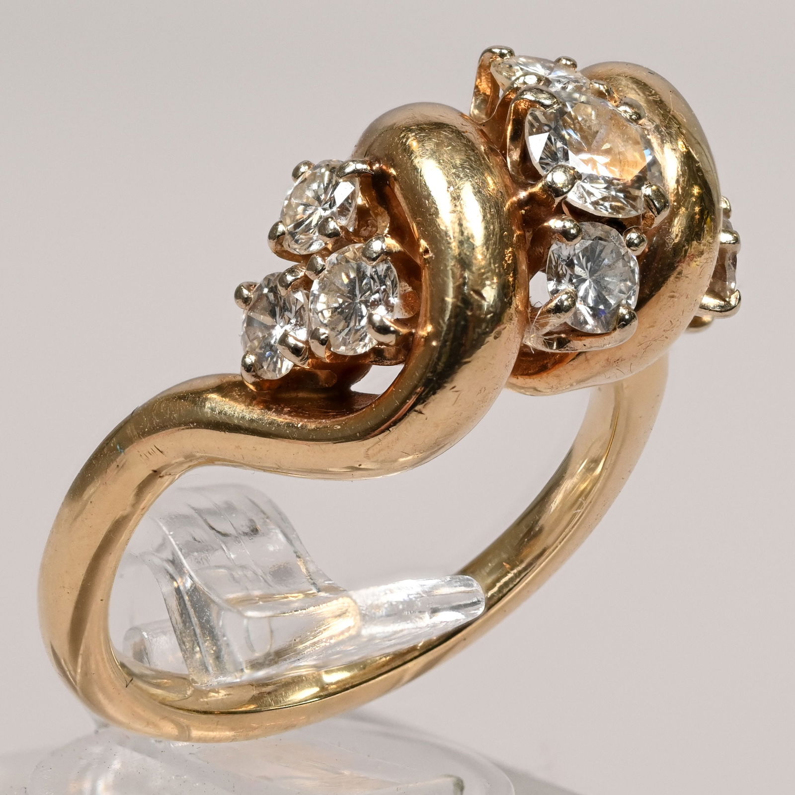 Ladies 14k Gold and Diamond Ring (1 of 5)