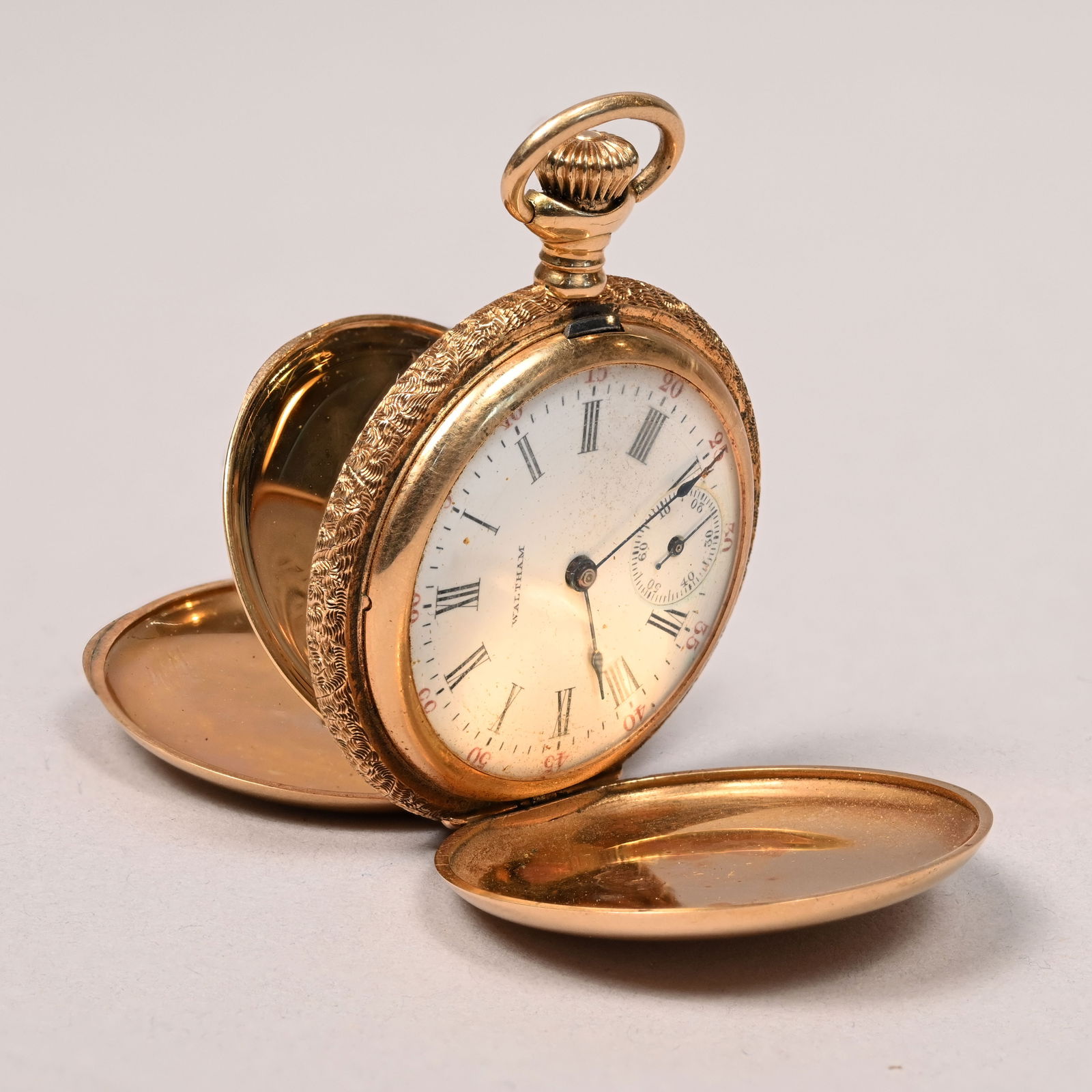 Waltham 14k Gold and Diamond Ladies Pocketwatch (1 of 8)
