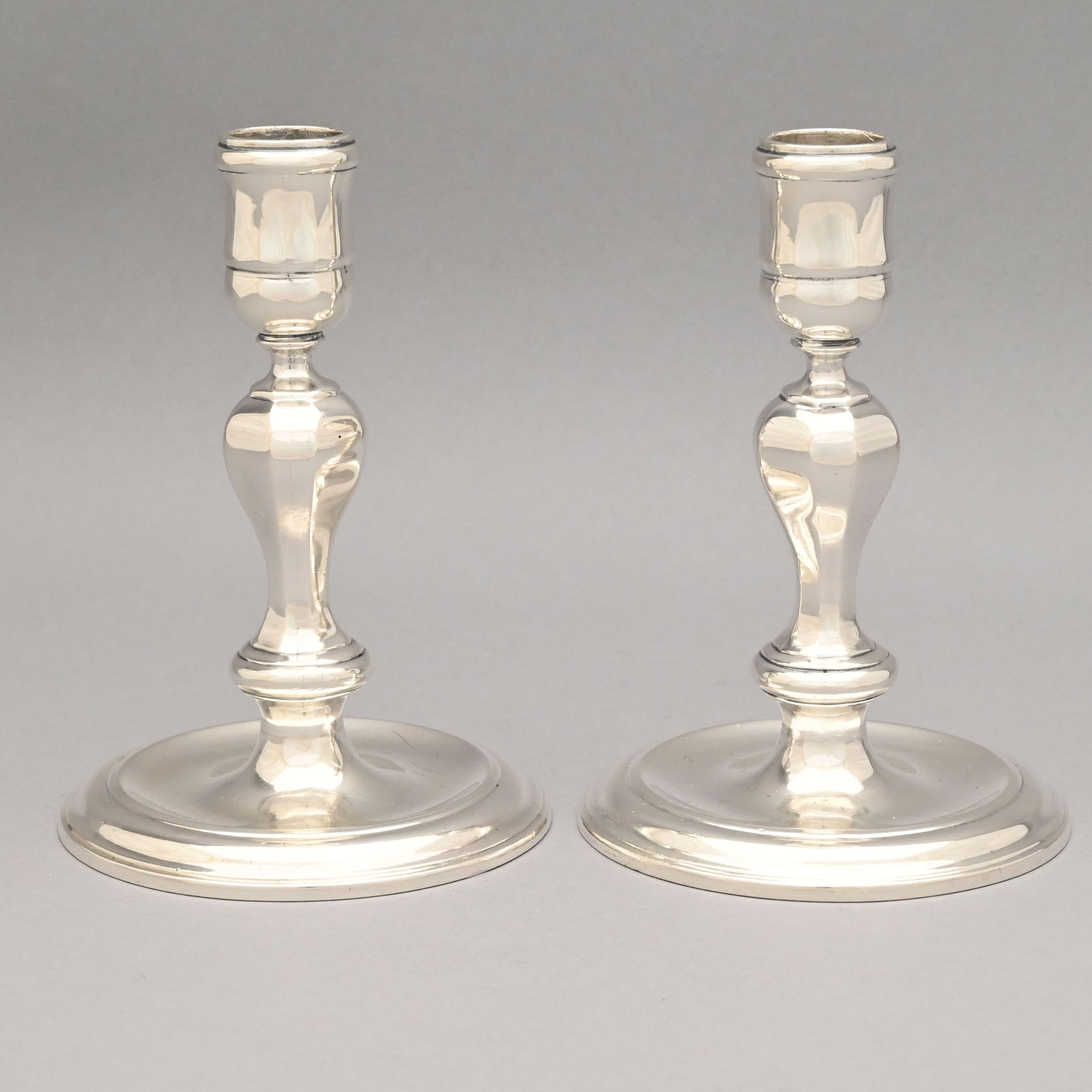 Pair American Sterling Silver Candlesticks,Tiffany (1 of 8)