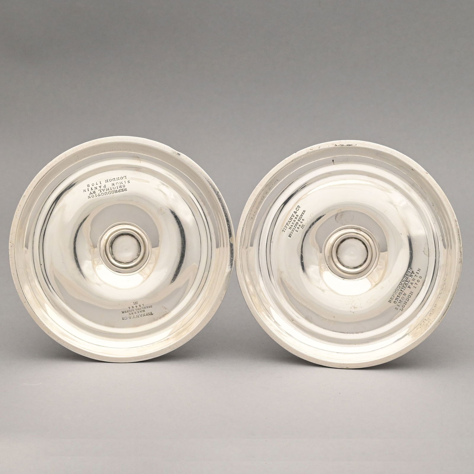 Pair American Sterling Silver Candlesticks,Tiffany - 6