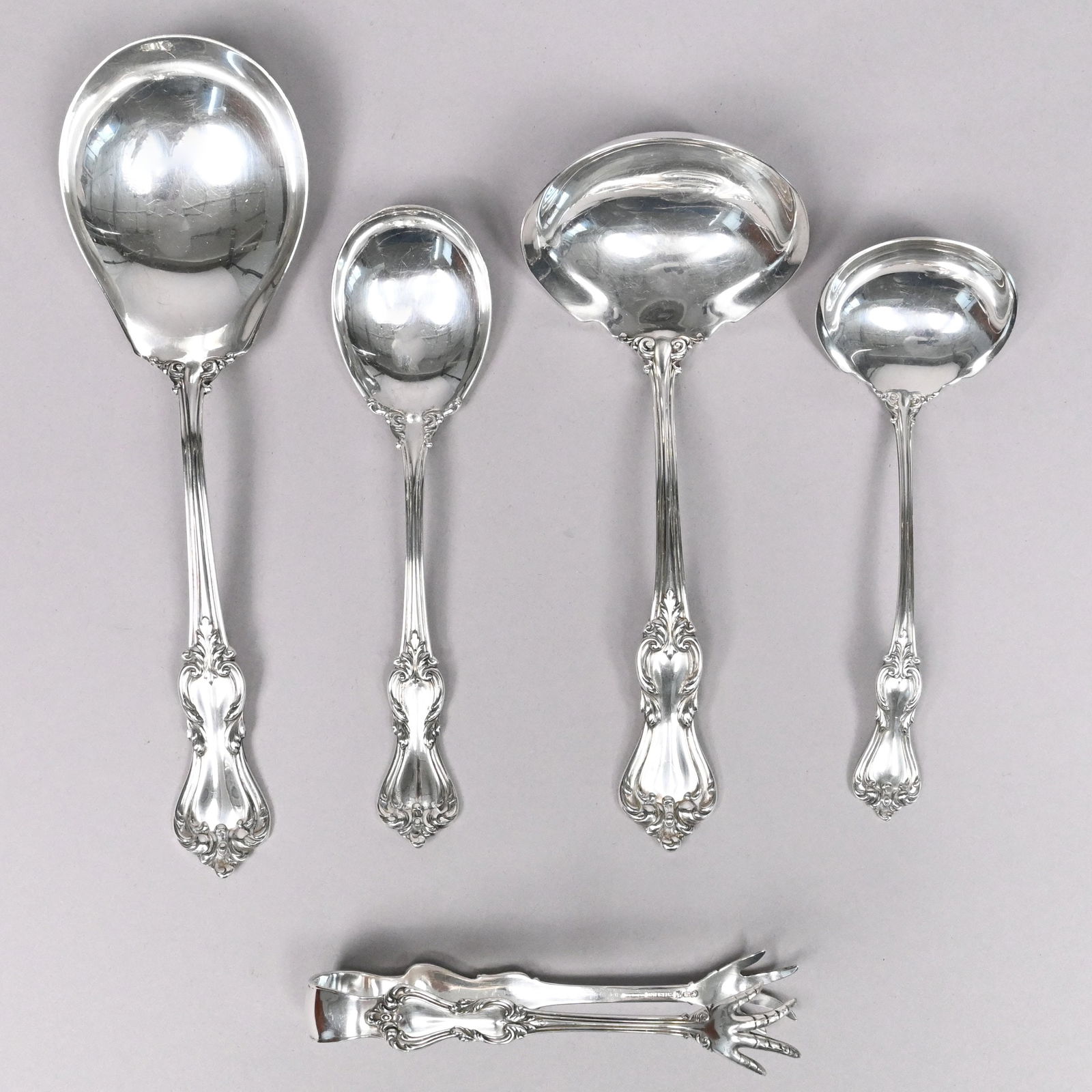 American Sterling Silver Flatware Service - 13