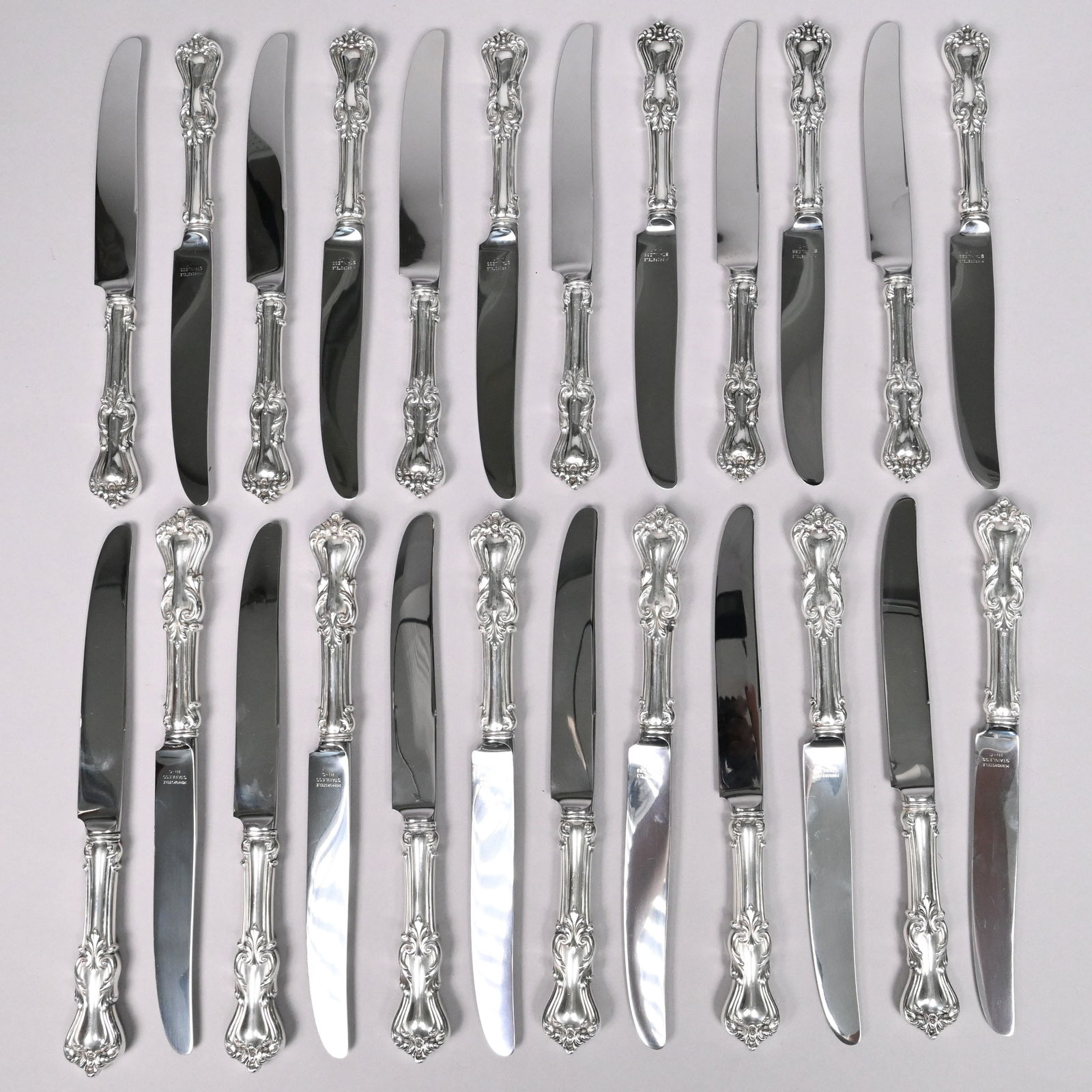 American Sterling Silver Flatware Service - 7