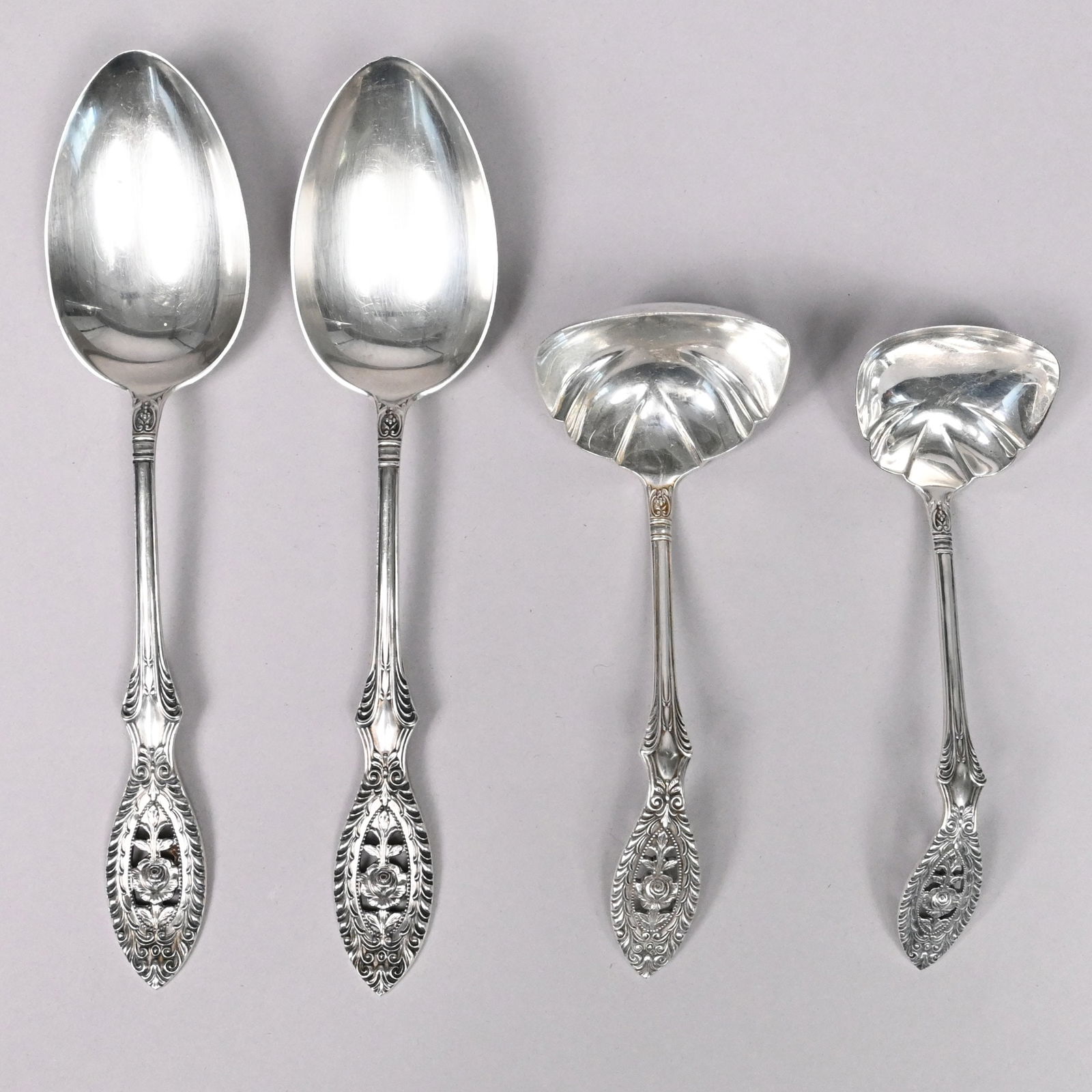 American Sterling Silver Flatware Service - 12