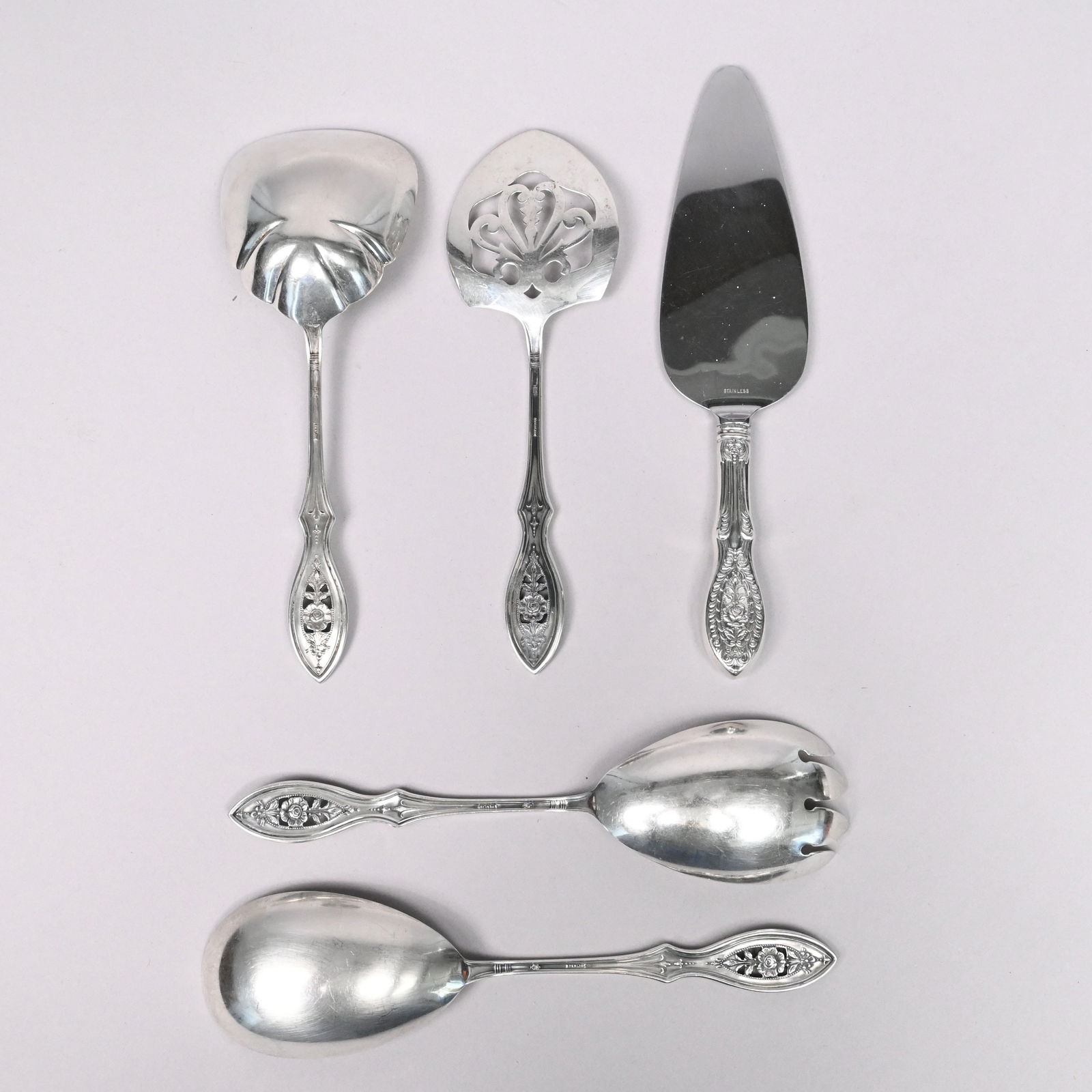 American Sterling Silver Flatware Service - 15