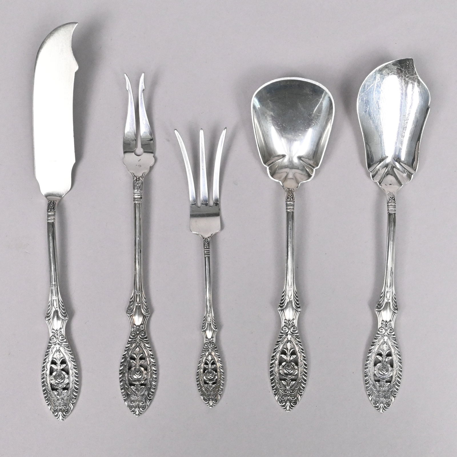 American Sterling Silver Flatware Service - 16