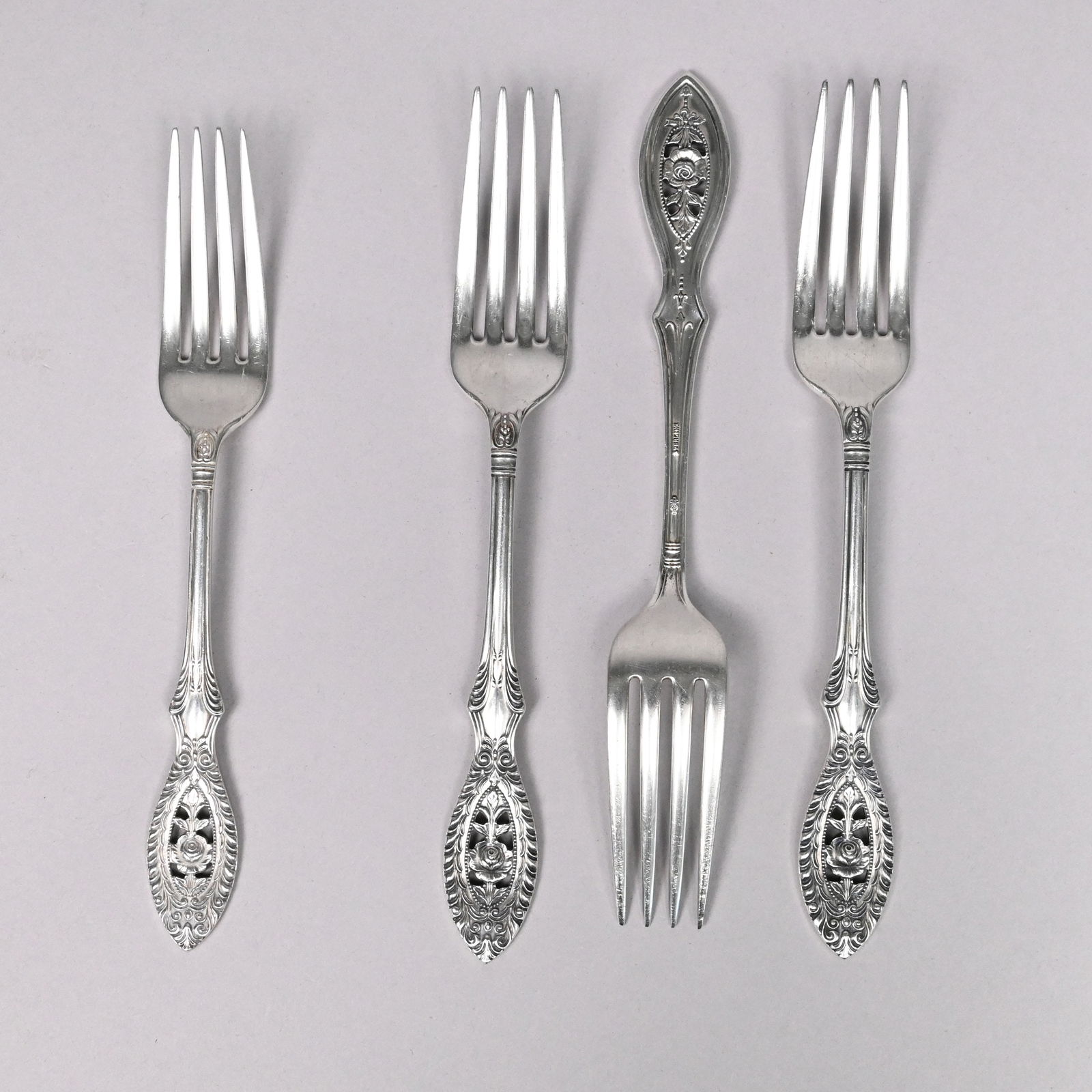 American Sterling Silver Flatware Service - 7