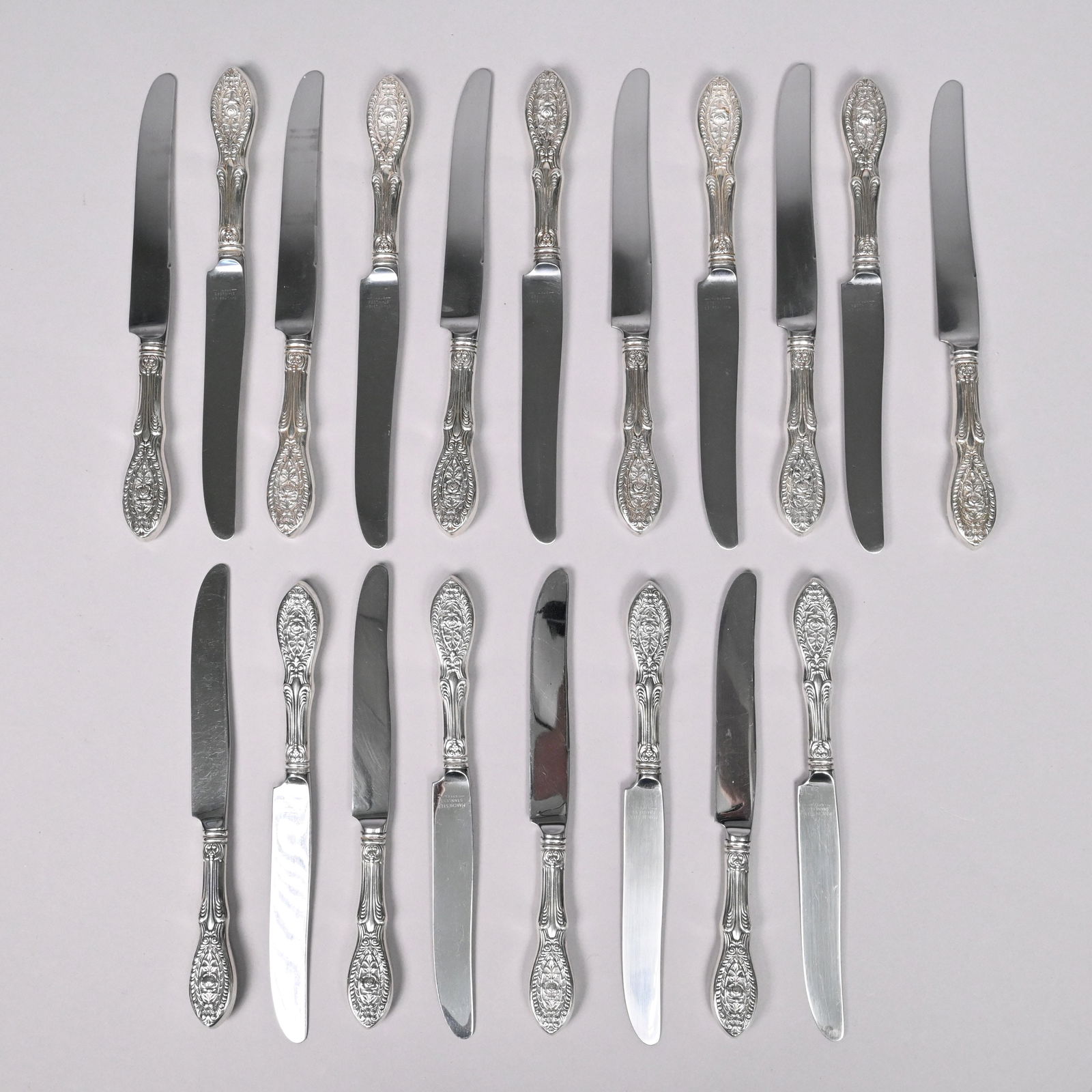 American Sterling Silver Flatware Service - 8