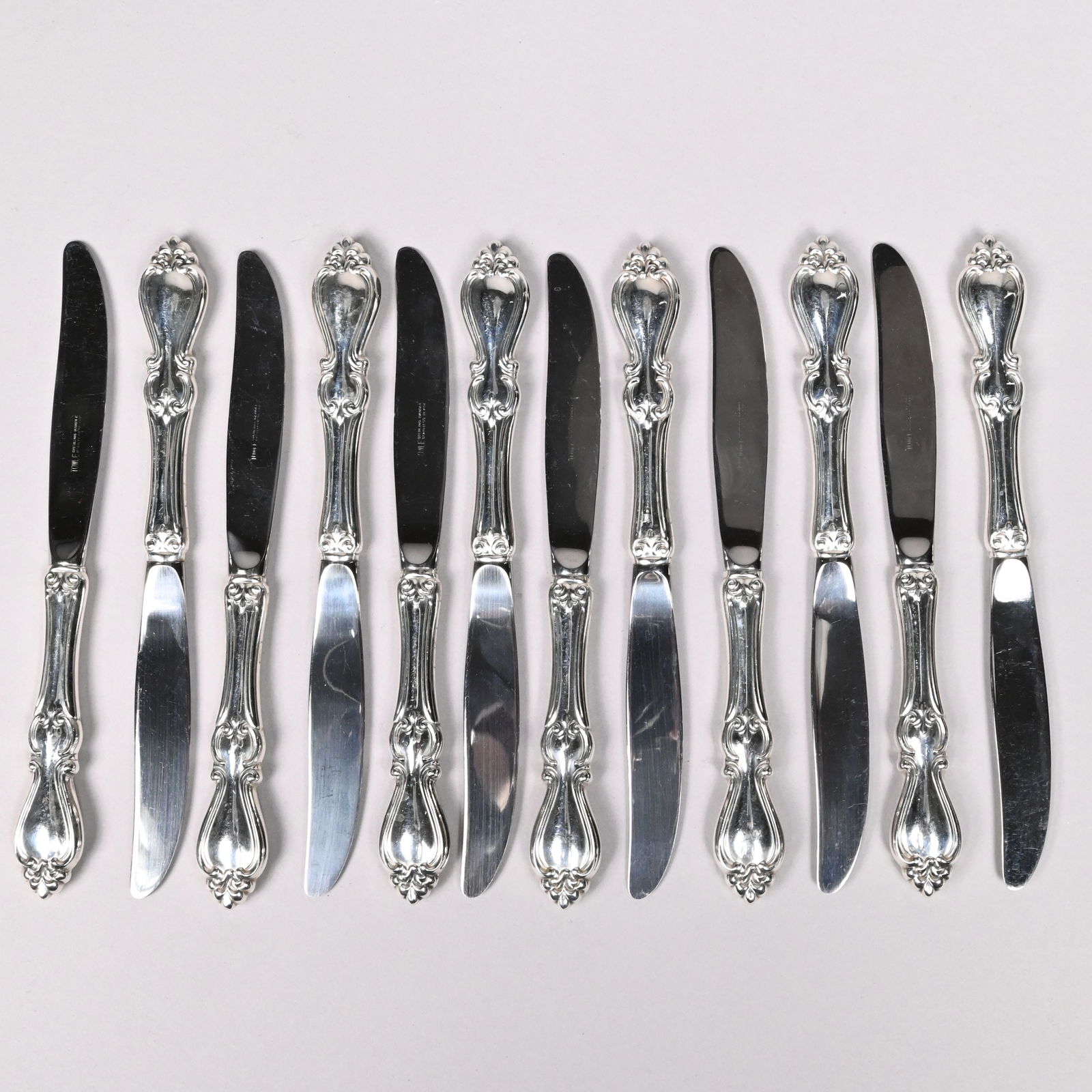 American Sterling Silver Flatware Service - 11