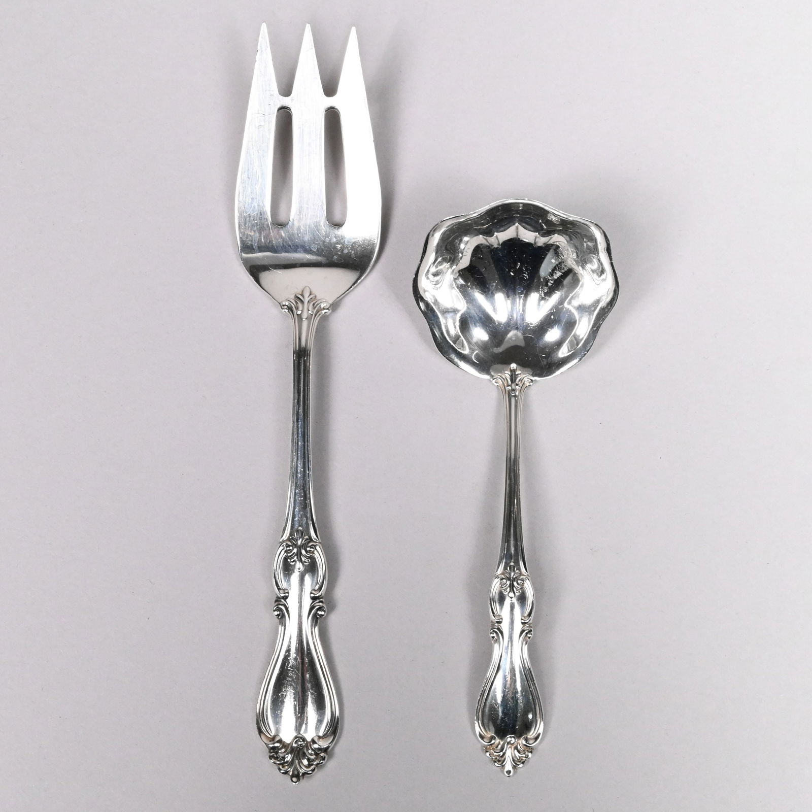American Sterling Silver Flatware Service - 5