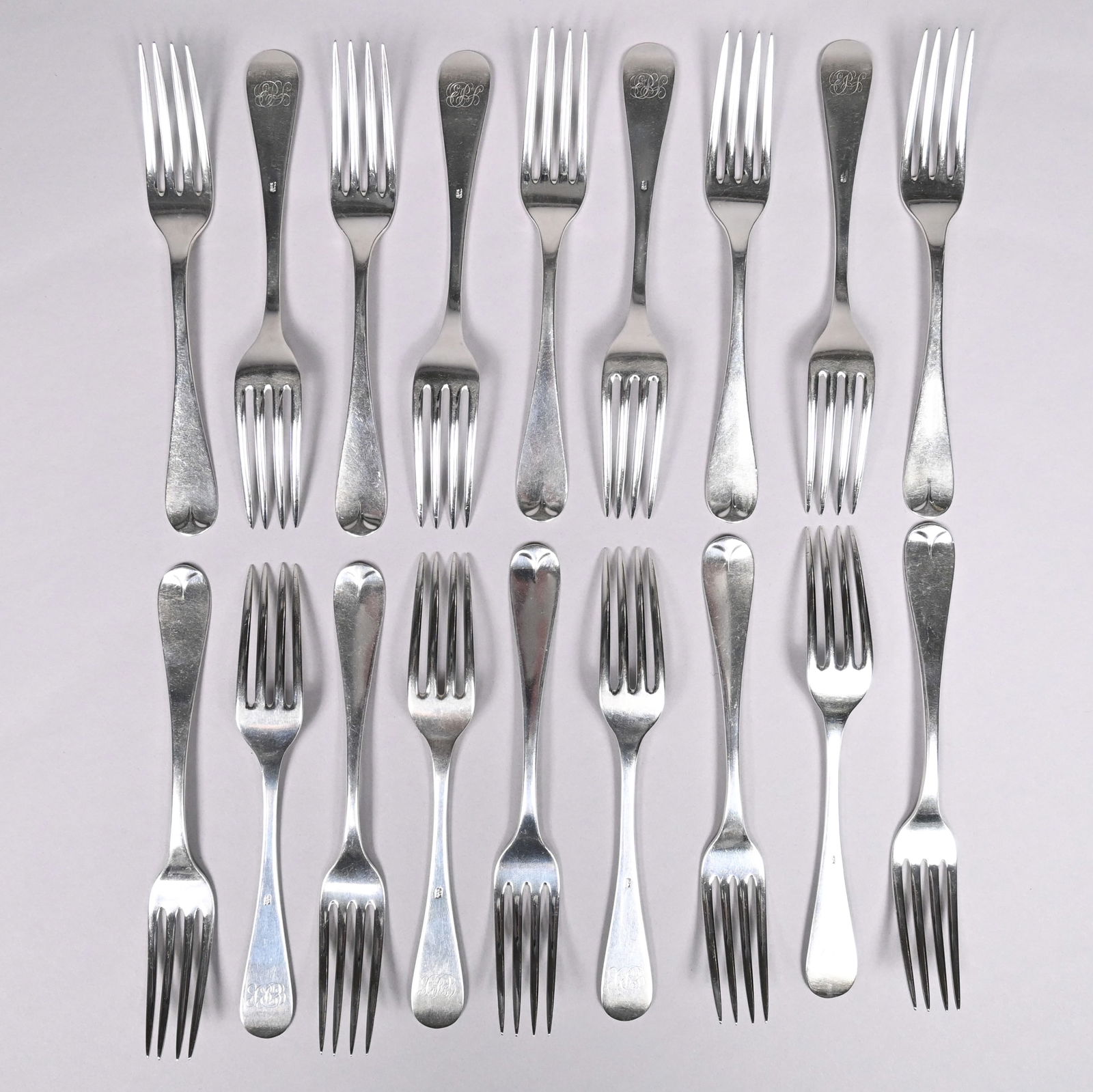 American Sterling Silver Flatware Service - 4