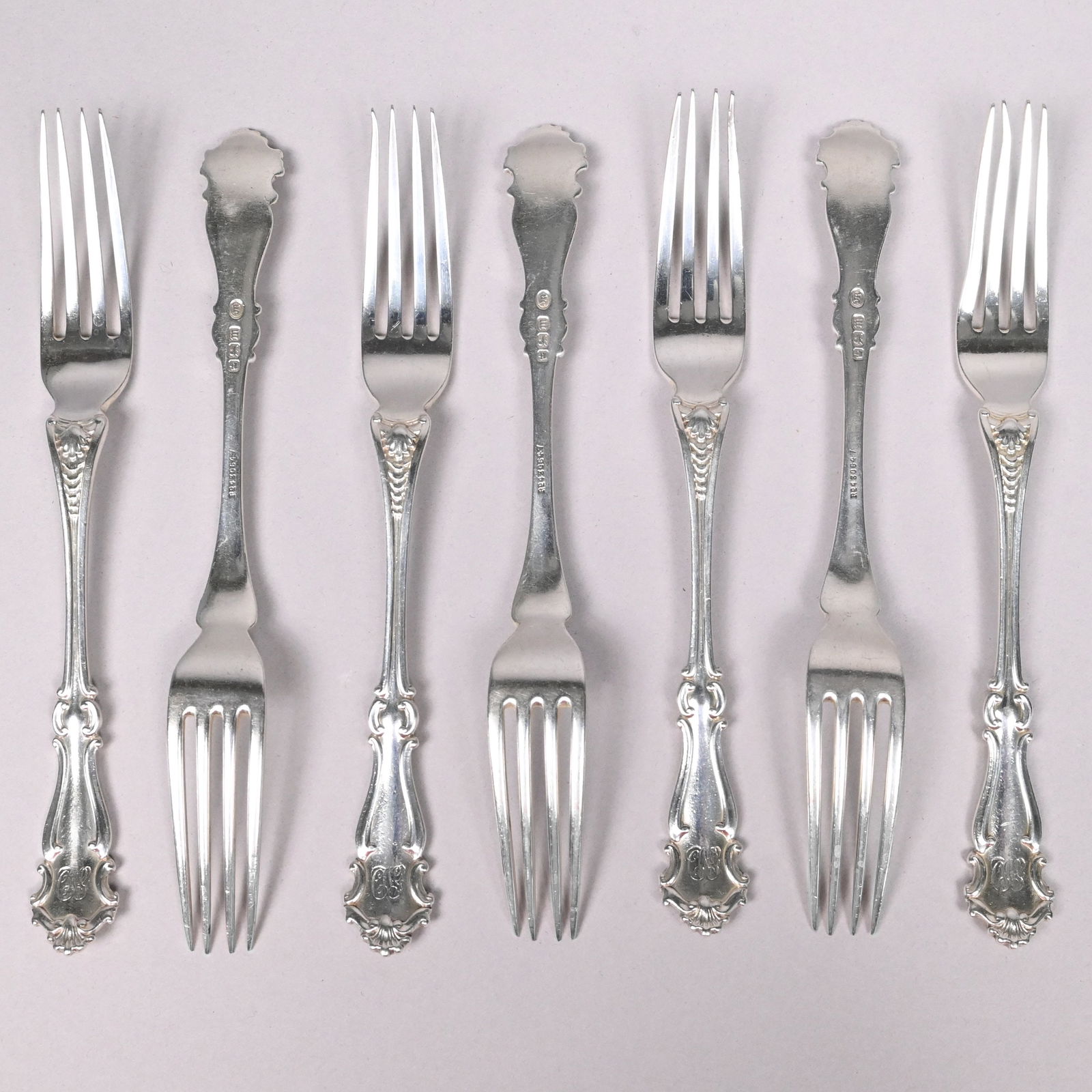 Edward VII Sterling Silver Flatware Service - 6