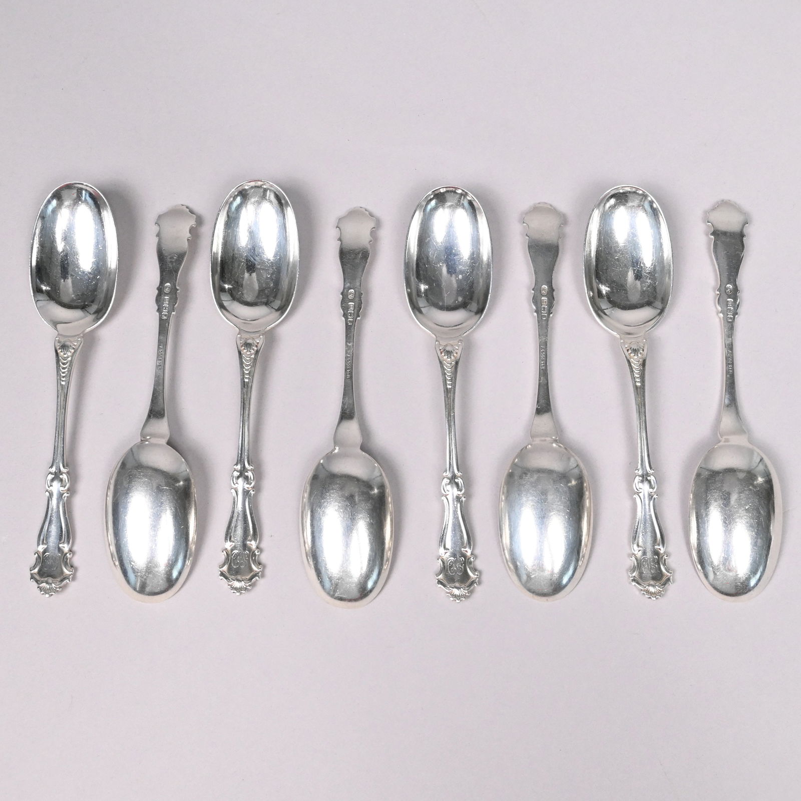 Edward VII Sterling Silver Flatware Service - 8