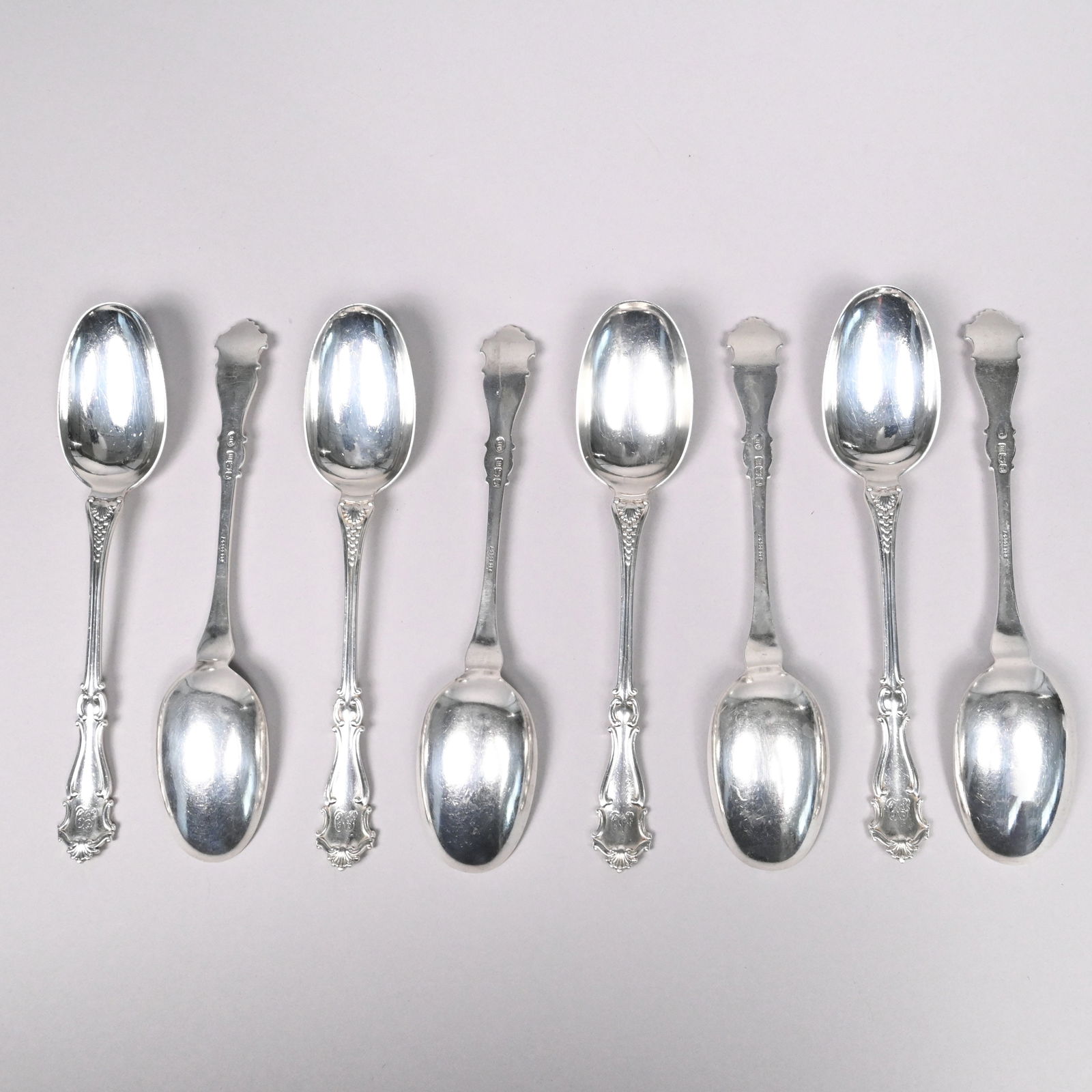 Edward VII Sterling Silver Flatware Service - 9