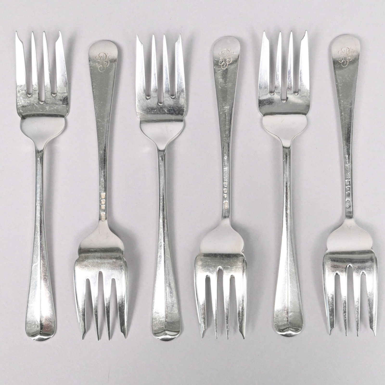 Queen Elizabeth Silver Part Flatware Service - 10