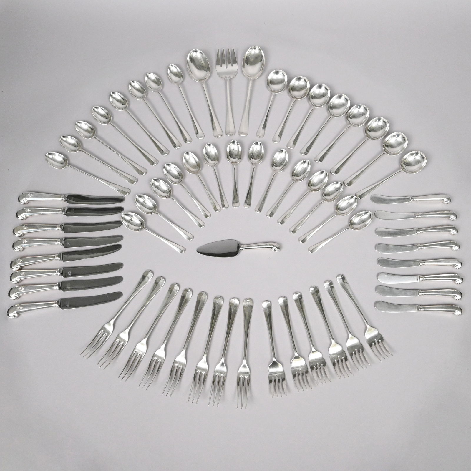 Queen Elizabeth Silver Part Flatware Service (1 of 16)