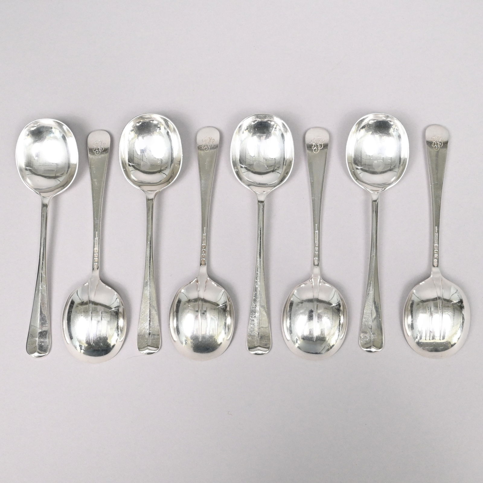 Queen Elizabeth Silver Part Flatware Service - 6