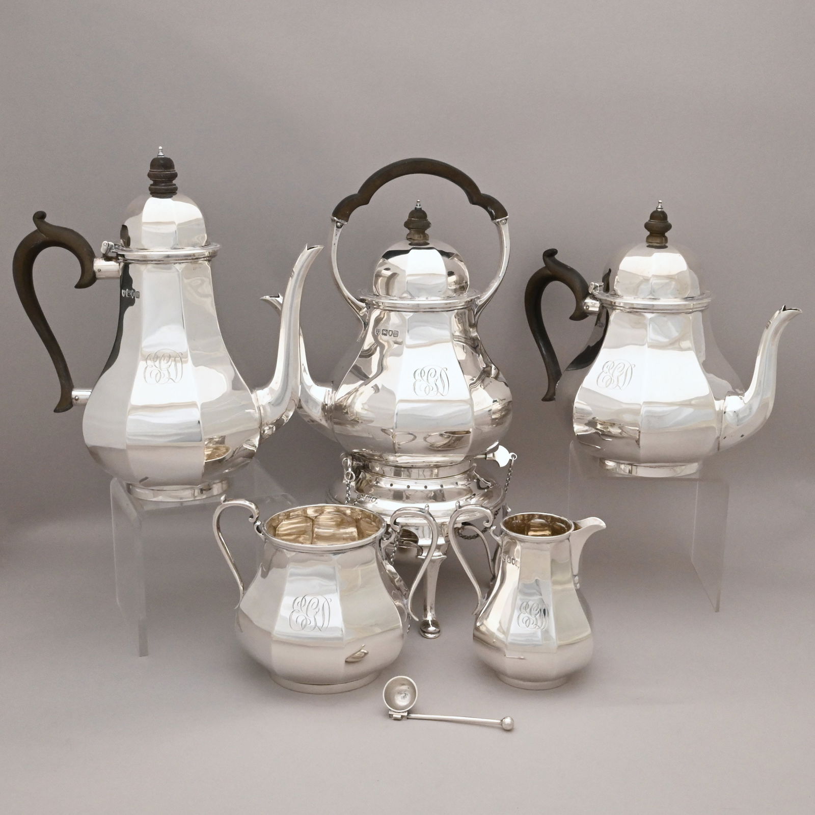Edward VII Sterling Silver Tea and Coffee Service (1 of 16)
