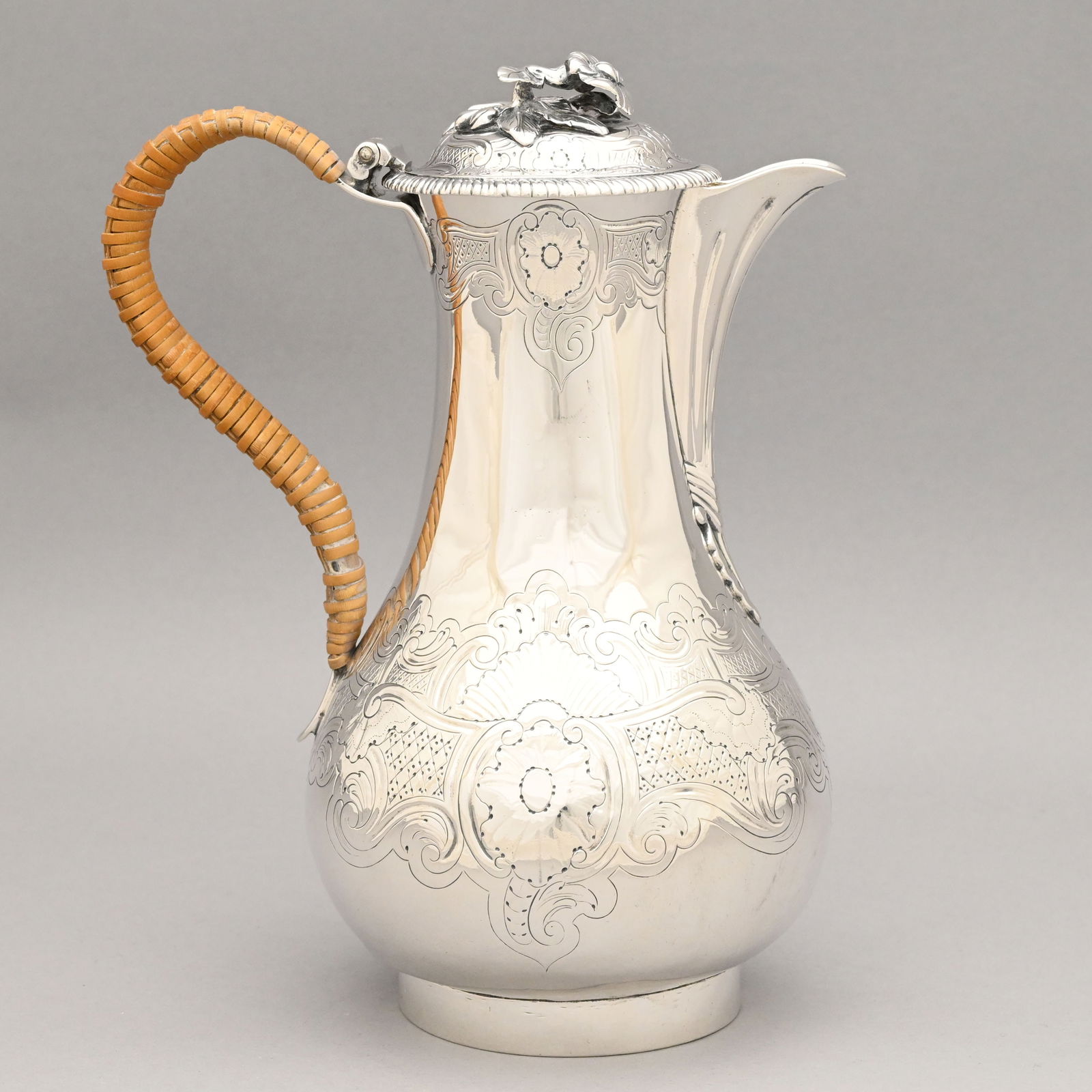 George III Sterling Silver Bachelor's Coffeepot (1 of 5)