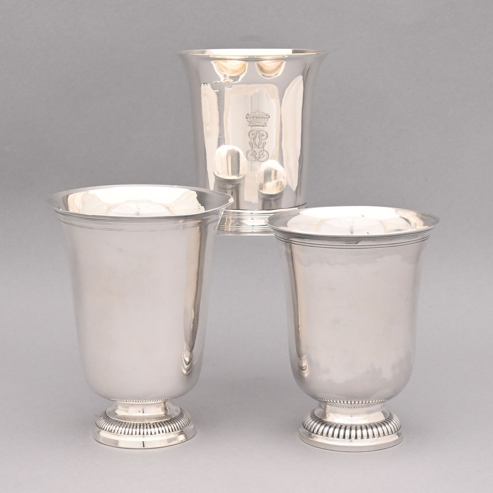 George II Sterling Silver Beaker & French Beaker (1 of 13)