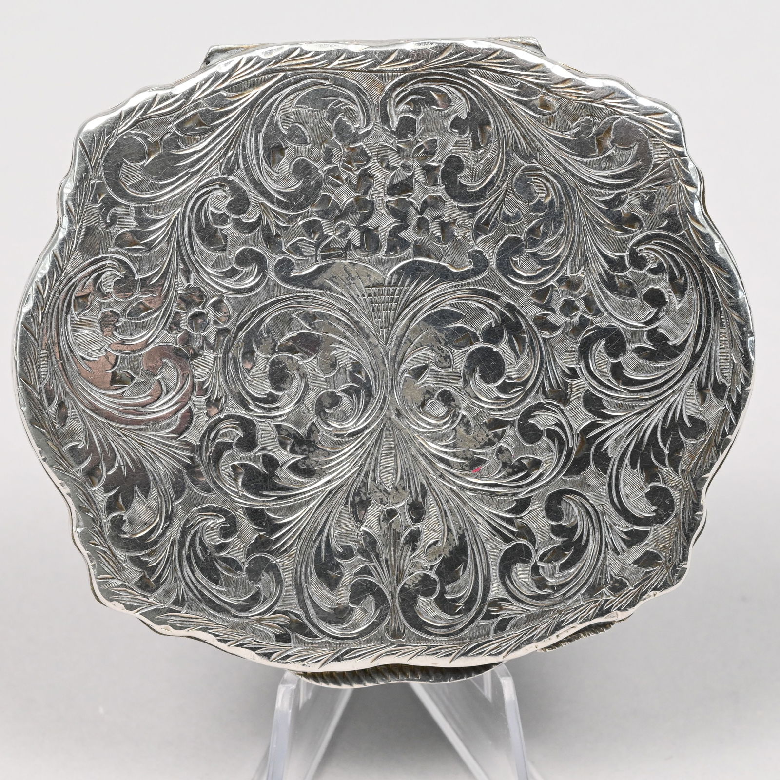 Continental Enamel & Silver Compact & Another - 8