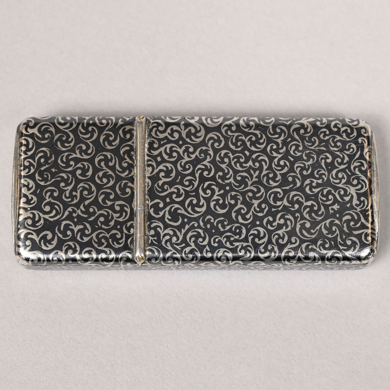 French or Russian Silver Niello Match Safe (1 of 4)