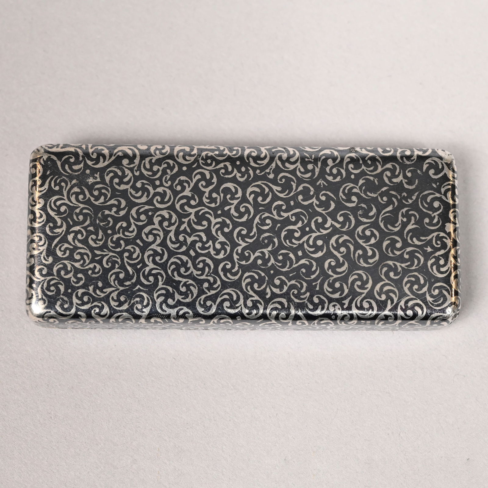 French or Russian Silver Niello Match Safe - 2